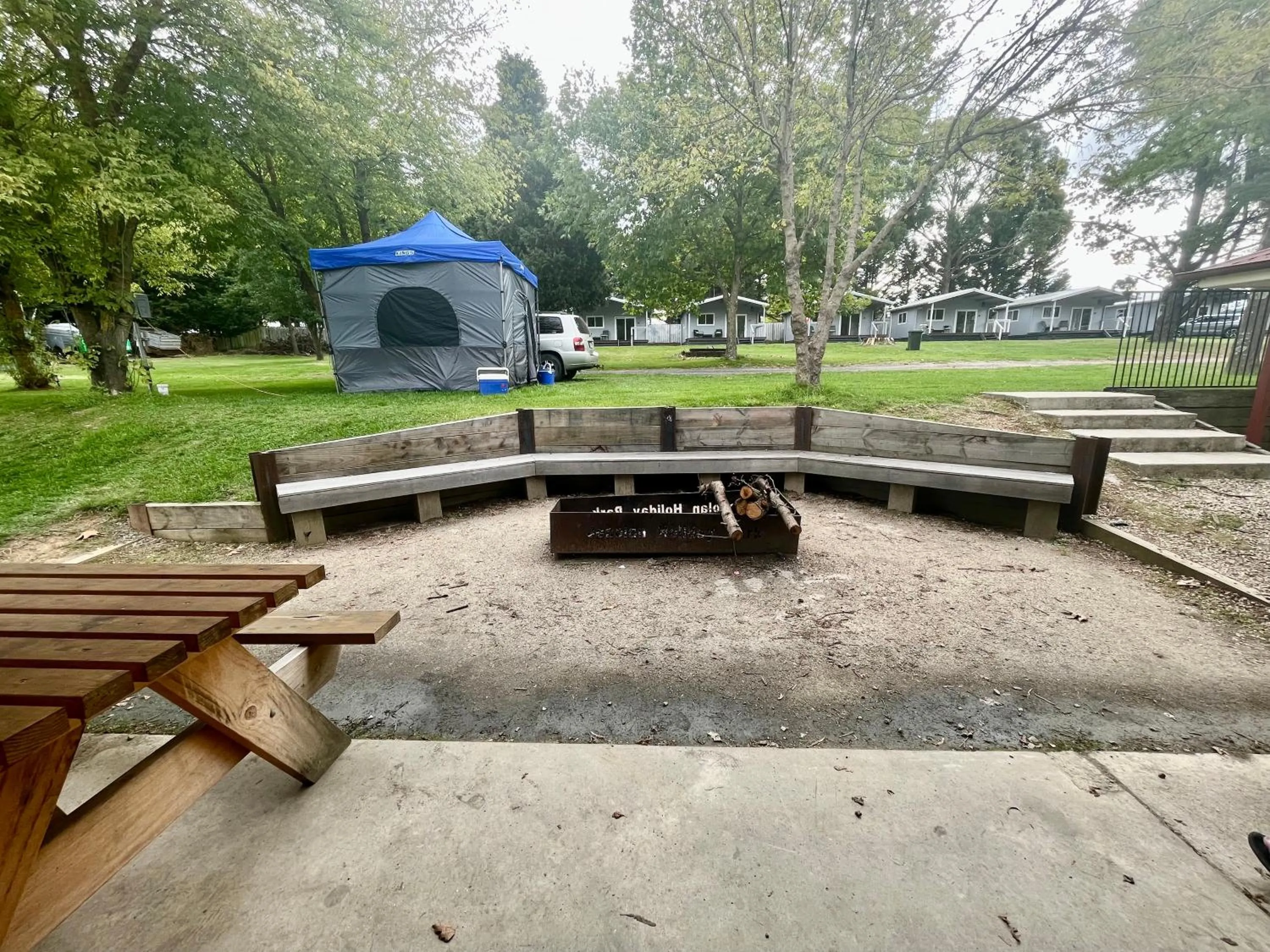fireplace in Jenolan Holiday Park Oberon