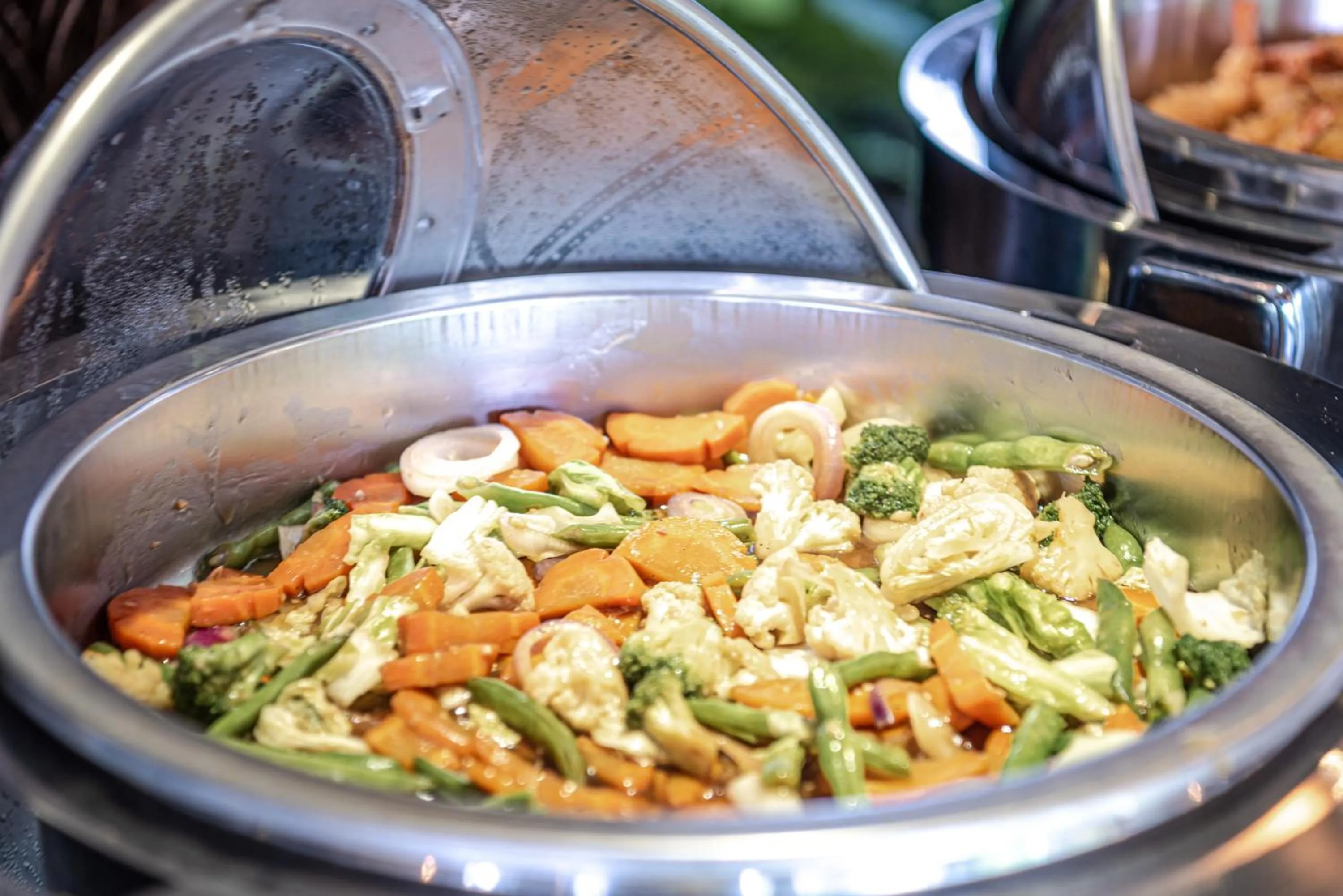 Buffet breakfast in Siargao Island Villas