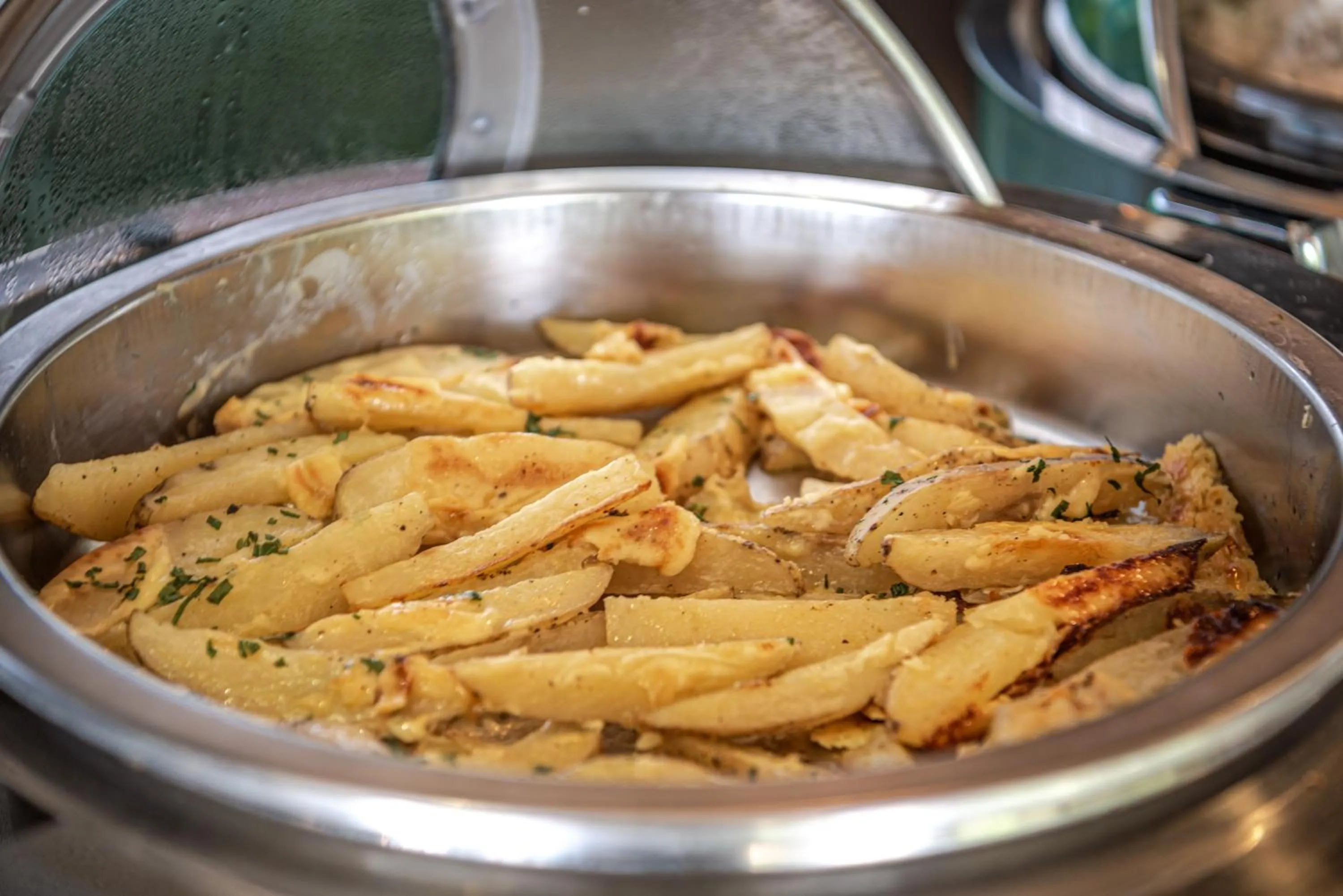 Buffet breakfast in Siargao Island Villas