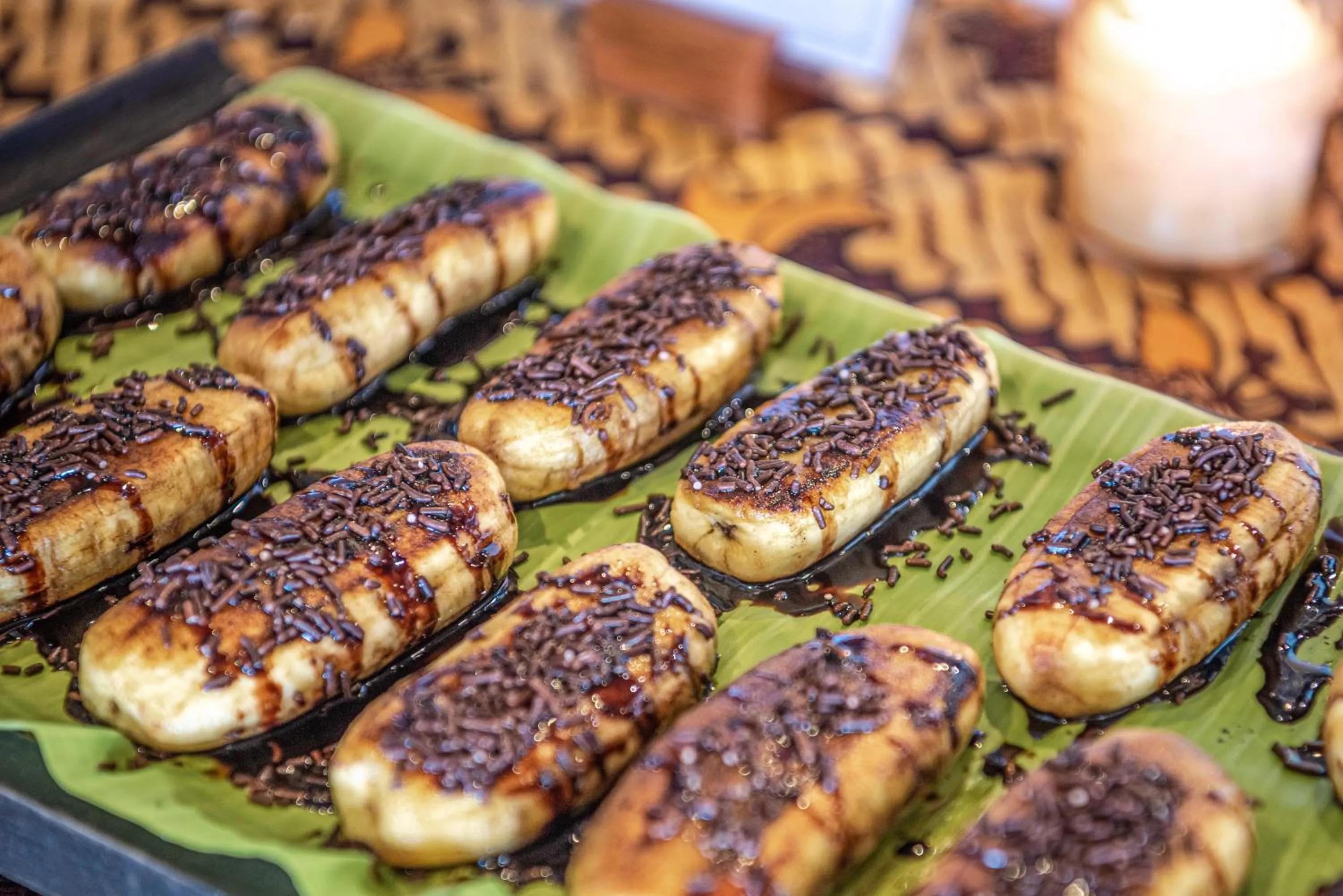 Buffet breakfast in Siargao Island Villas