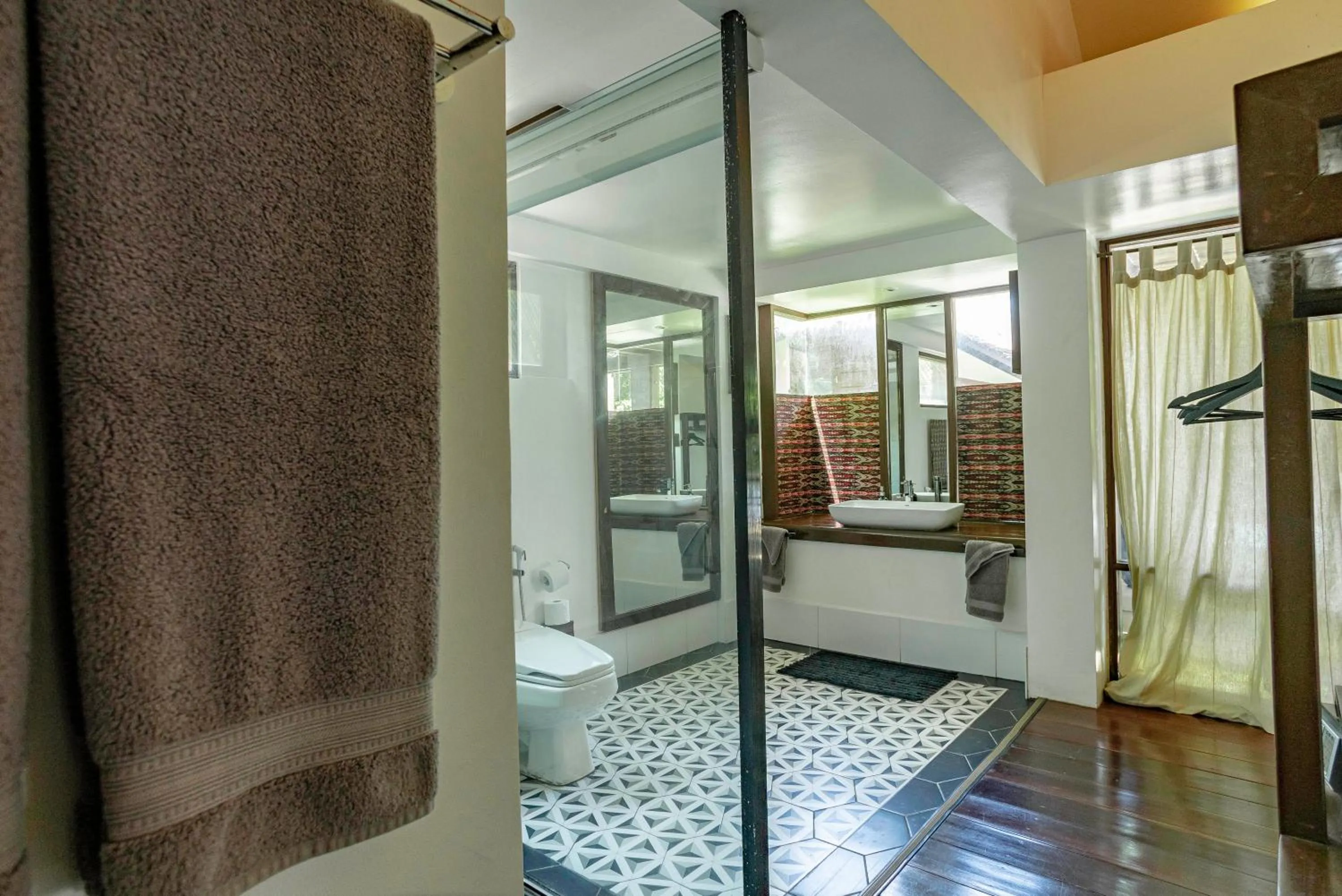 Shower in Siargao Island Villas