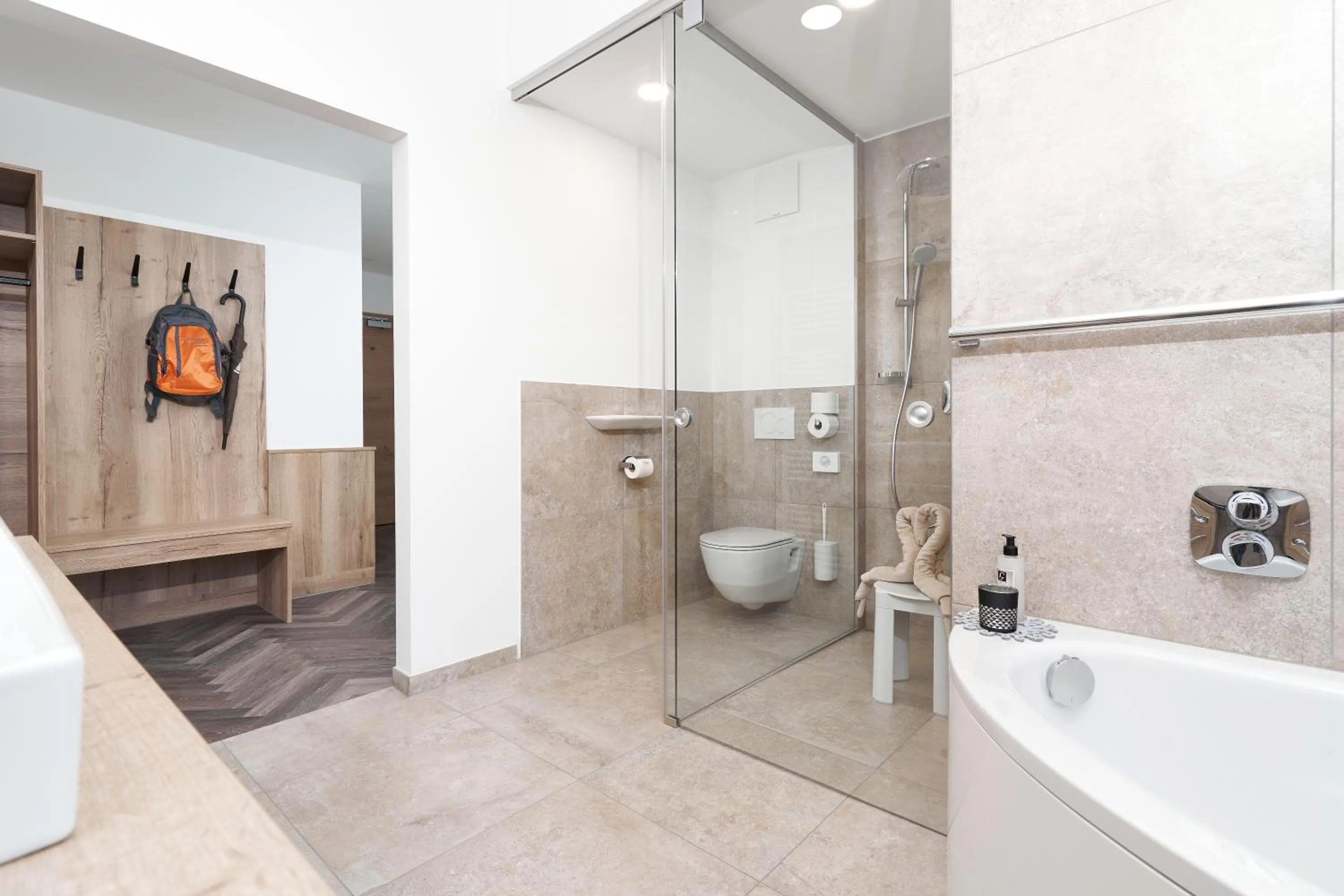 Bathroom in Hotel Gundolf