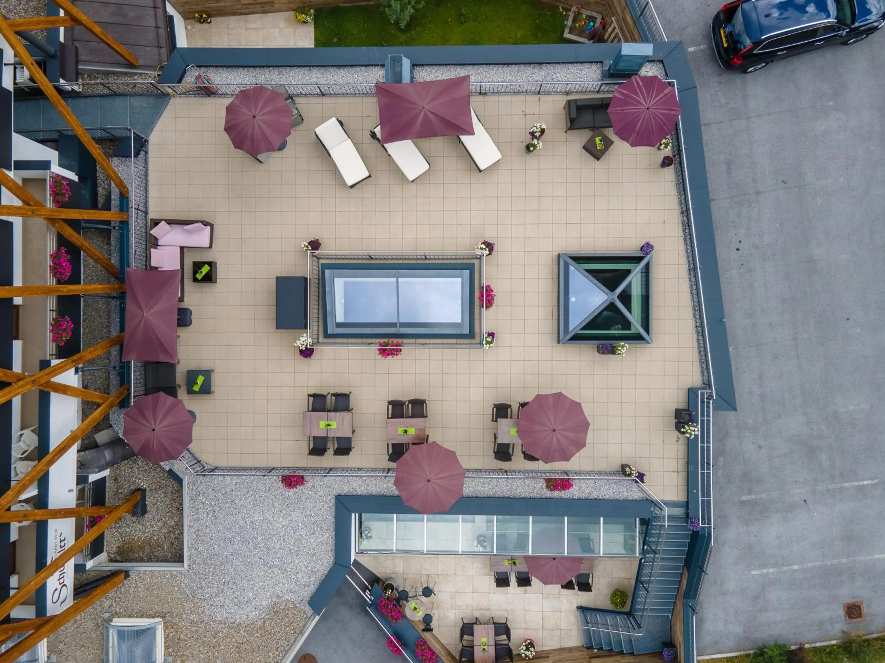 Balcony/Terrace in Hotel Gundolf