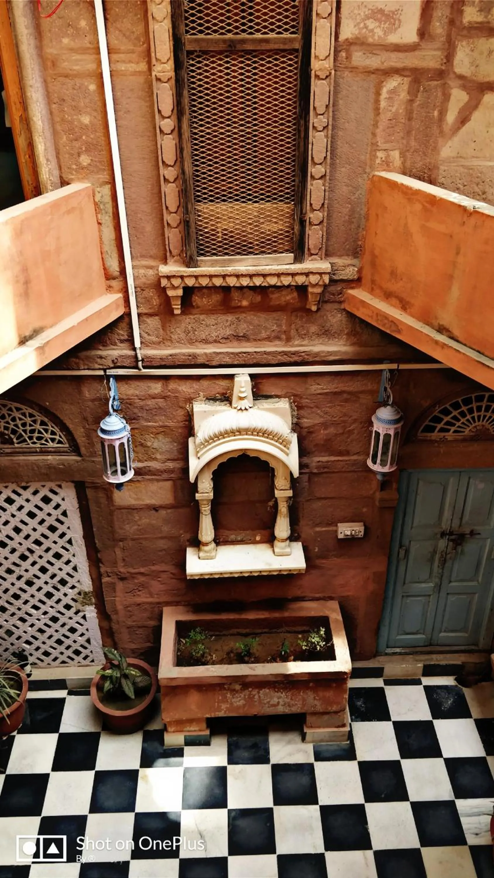 Inner courtyard view in Heritage Gouri Haveli