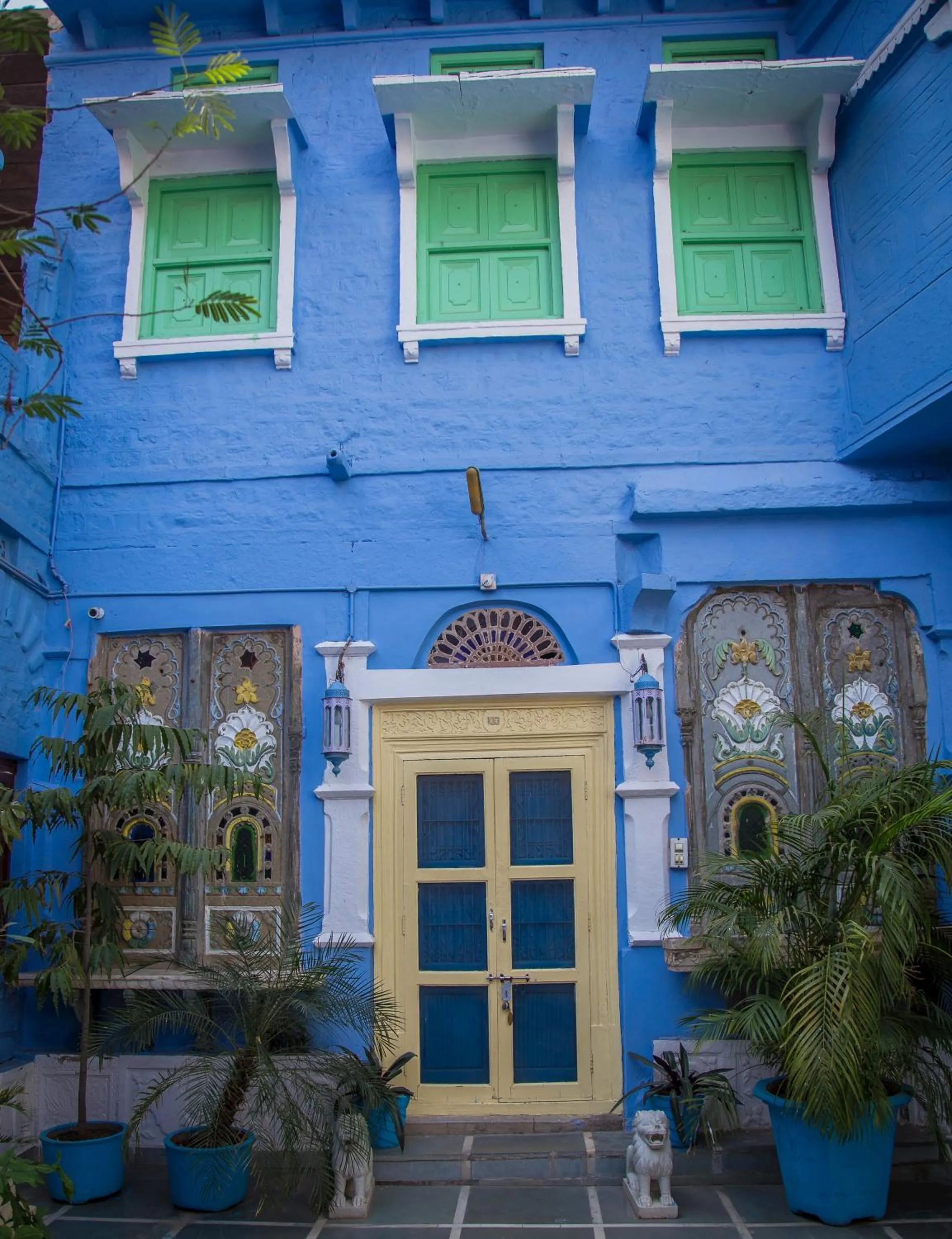 Facade/entrance in Heritage Gouri Haveli