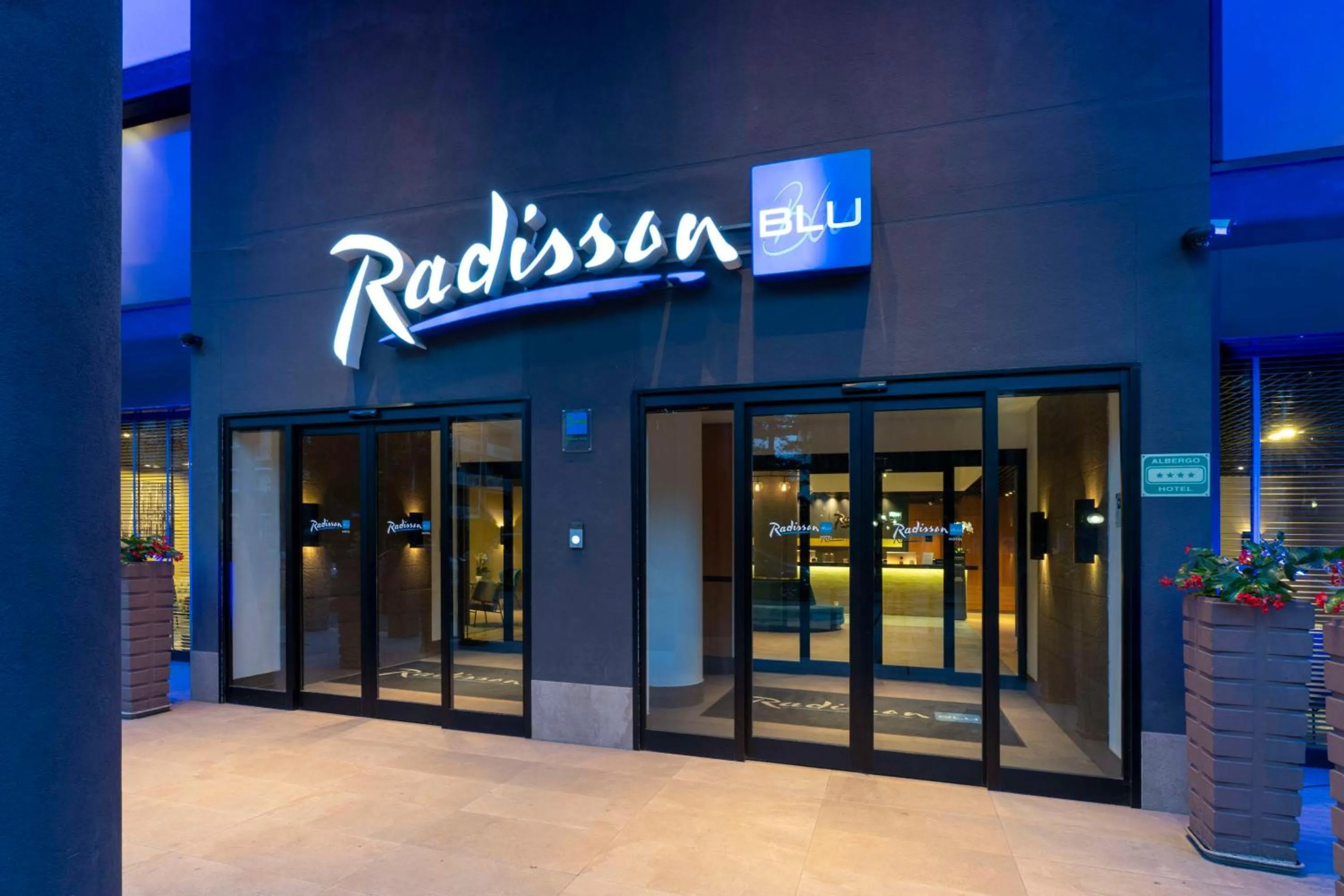 Property building in Radisson Blu Hotel Milan