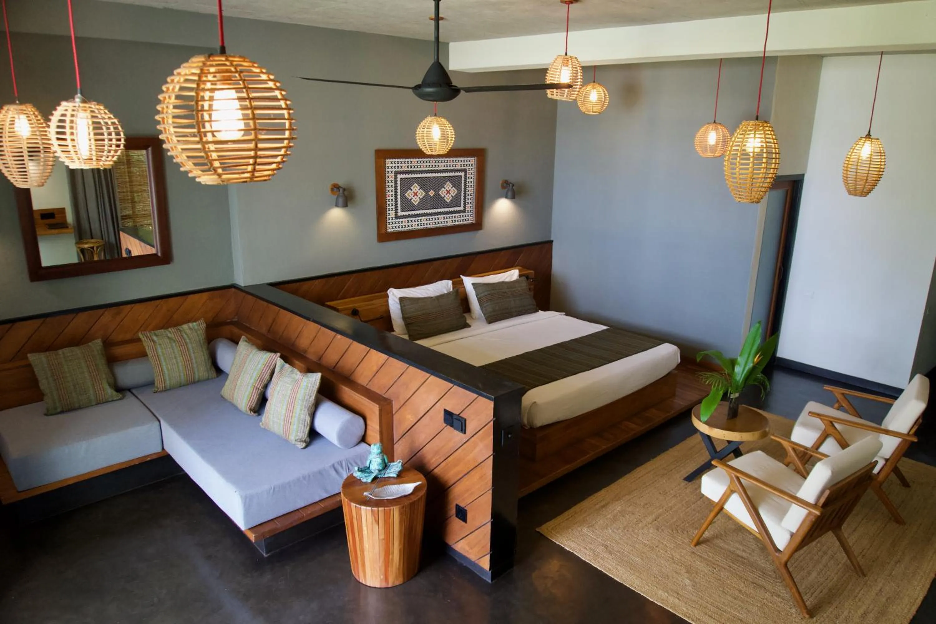 Photo of the whole room, Bed in Lankavatara Ocean Retreat & Spa