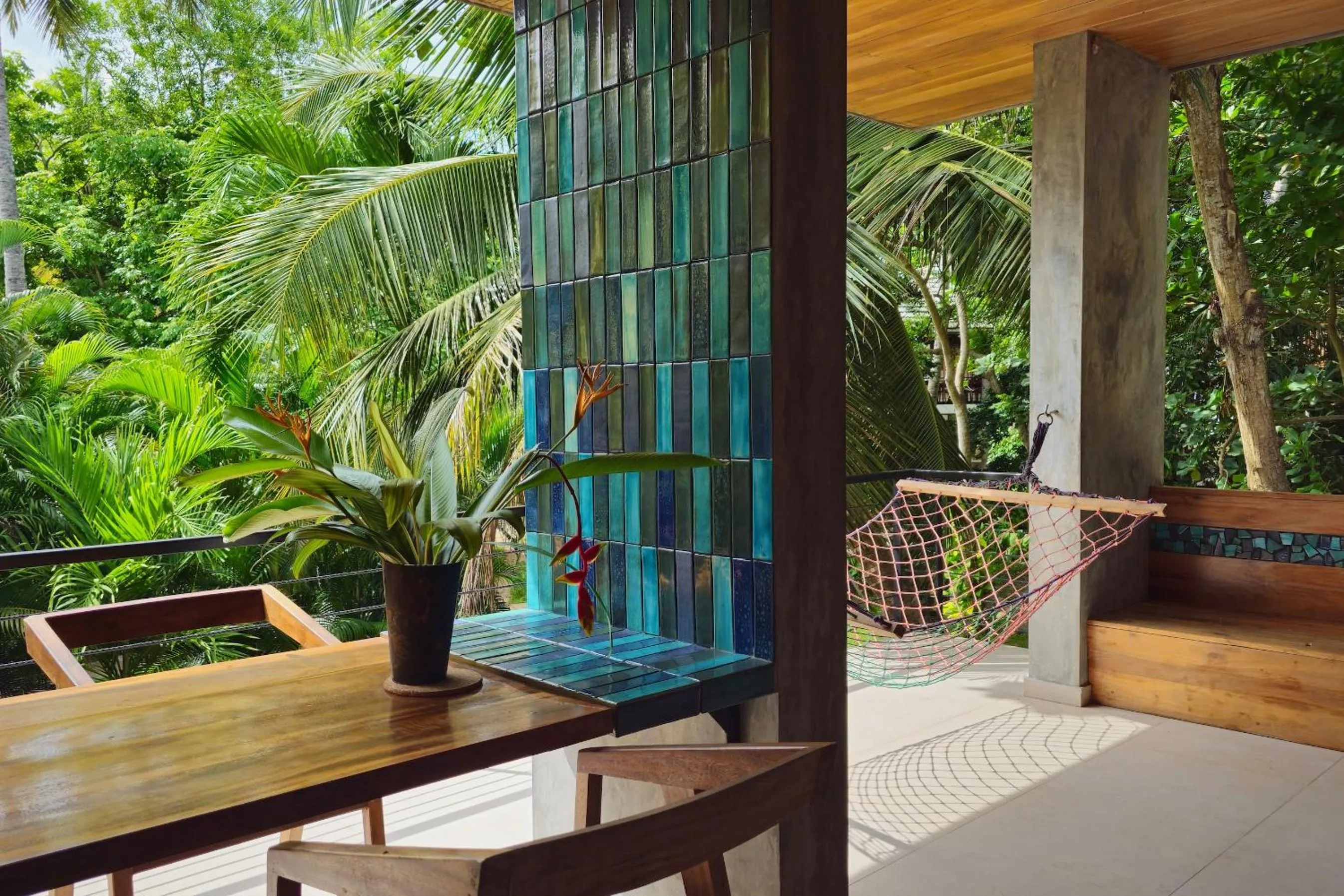 Balcony/Terrace in Lankavatara Ocean Retreat & Spa