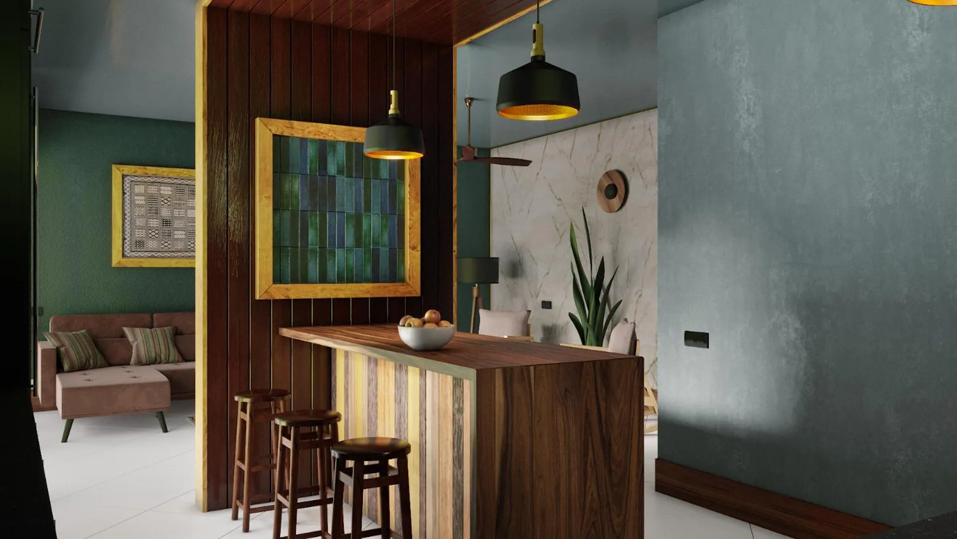 Seating area in Lankavatara Ocean Retreat & Spa