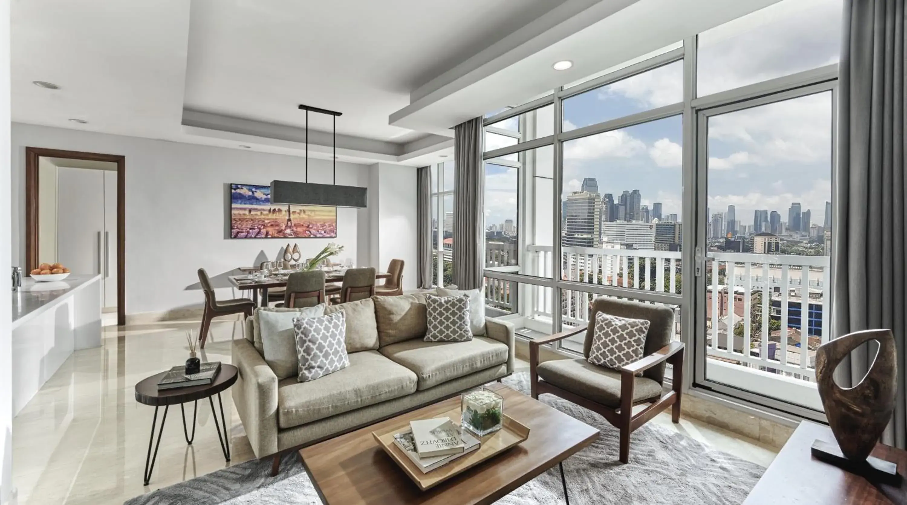 Three-Bedroom Apartment in Oakwood Suites La Maison Jakarta Three-Bedroom Apartment in Oakwood Suites La Maison Jakarta