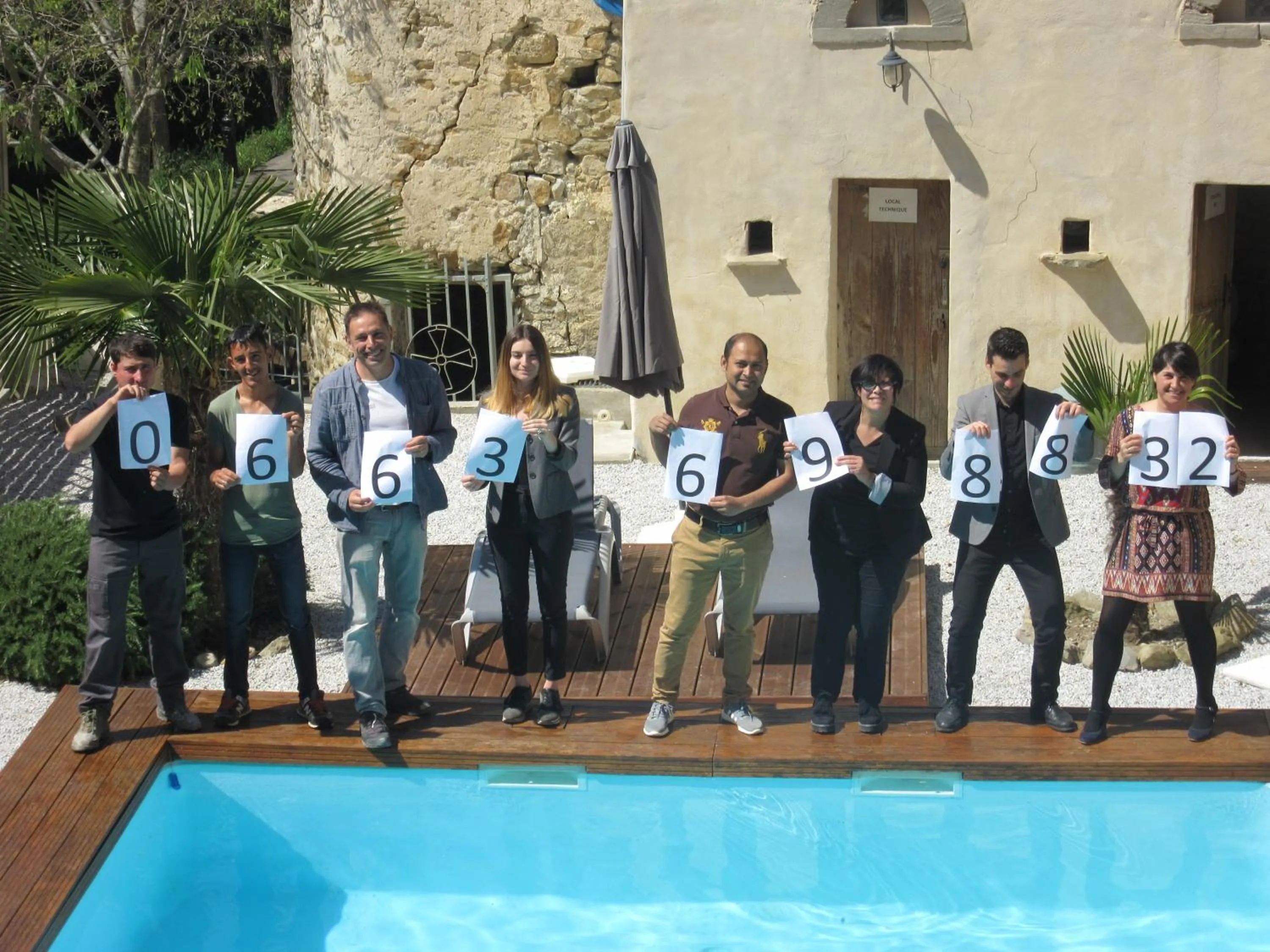Property building in Logis Hôtel Château De Palaja
