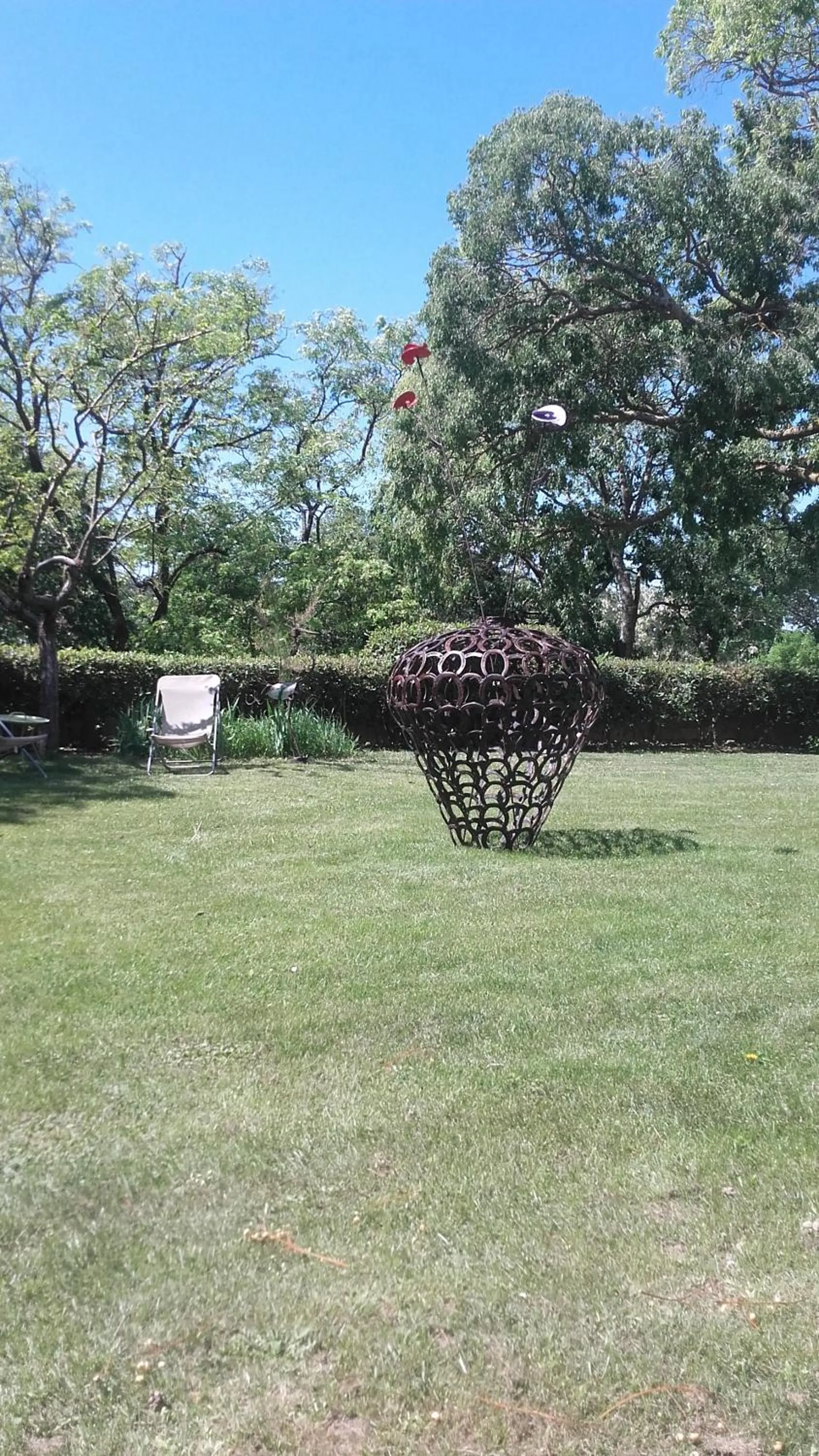 Garden in Logis Hôtel Château De Palaja