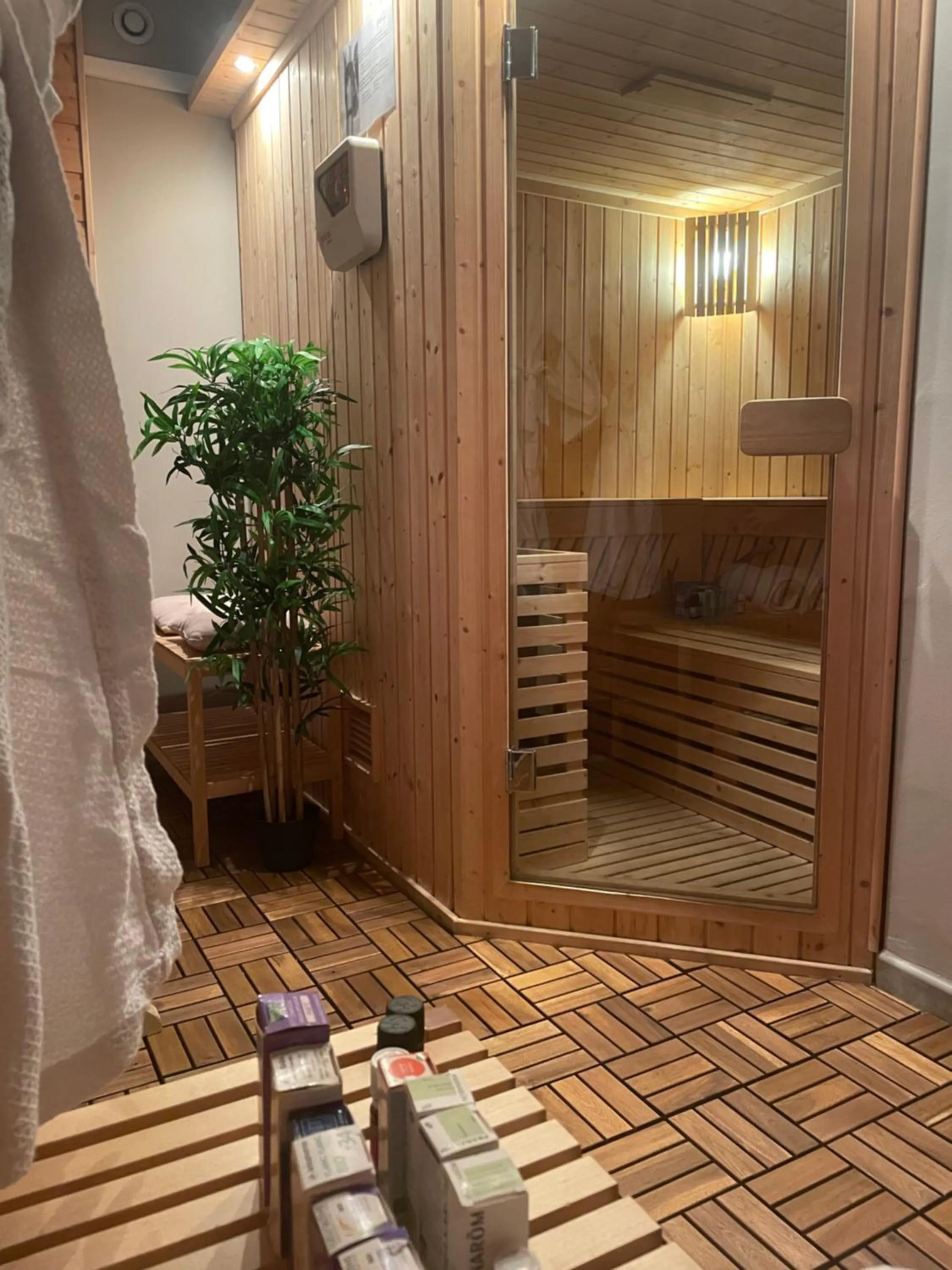 Spa and wellness centre/facilities in Logis Hôtel Château De Palaja