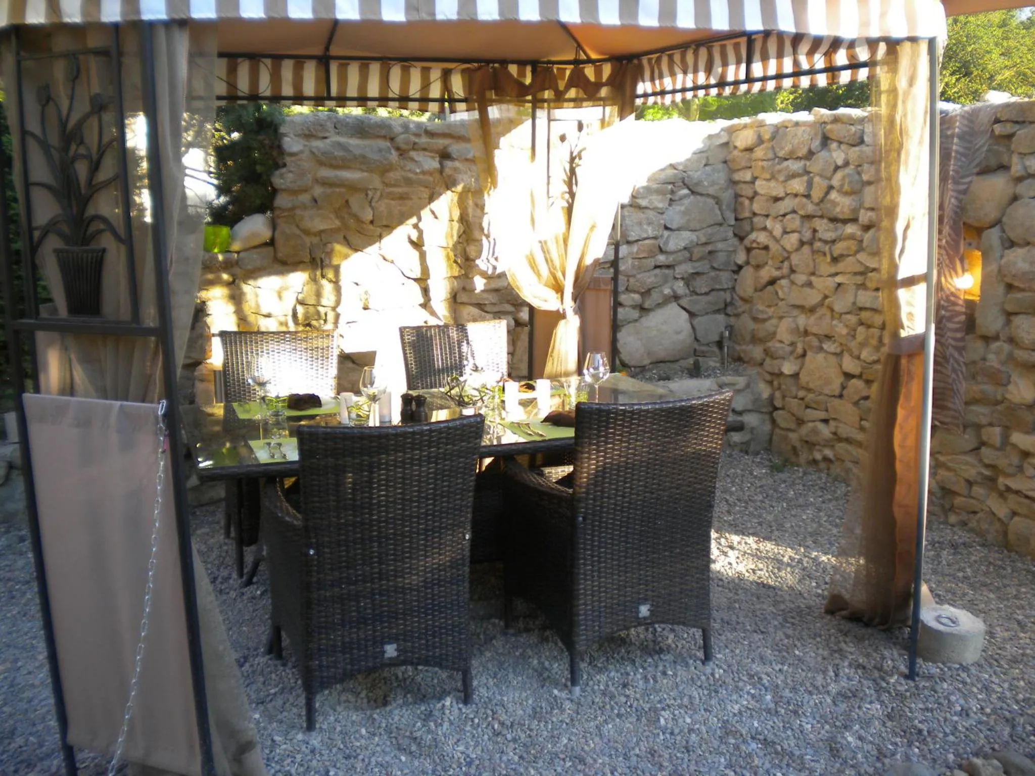 Dinner in Logis Hôtel Château De Palaja