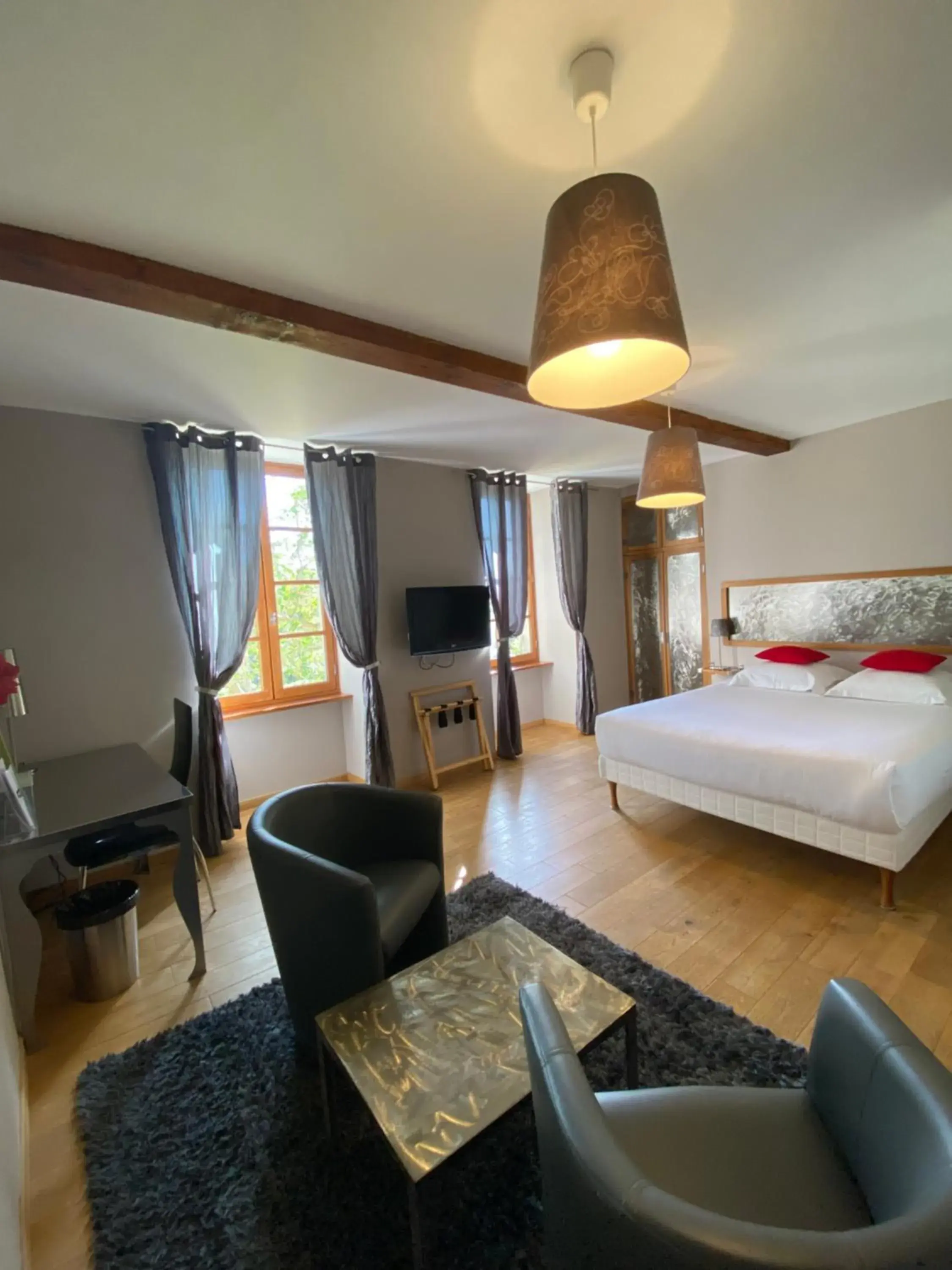 Deluxe Double Room in Logis Hôtel Château De Palaja Deluxe Double Room in Logis Hôtel Château De Palaja