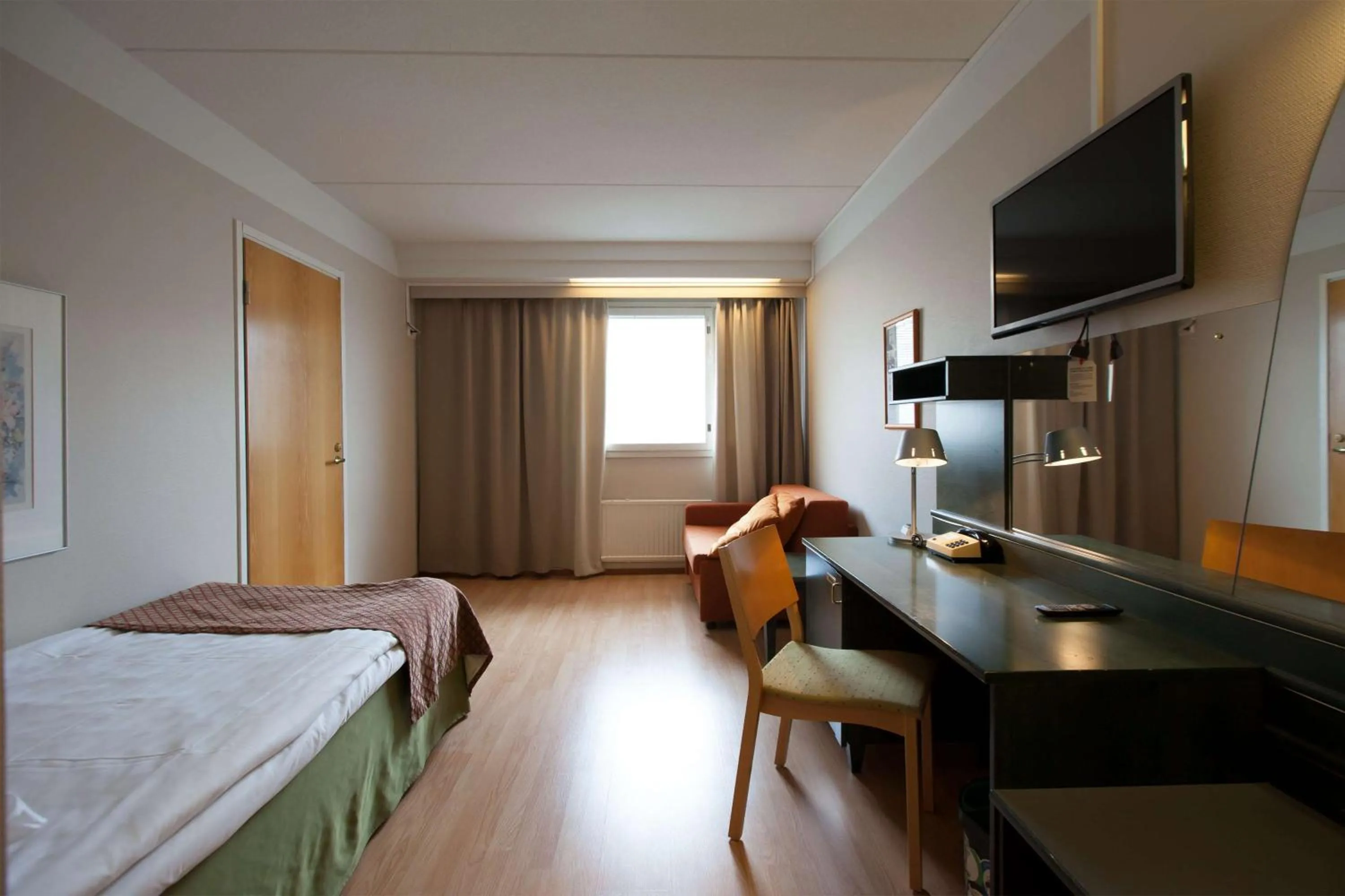 Photo of the whole room, Bed in Hotel Kajanus