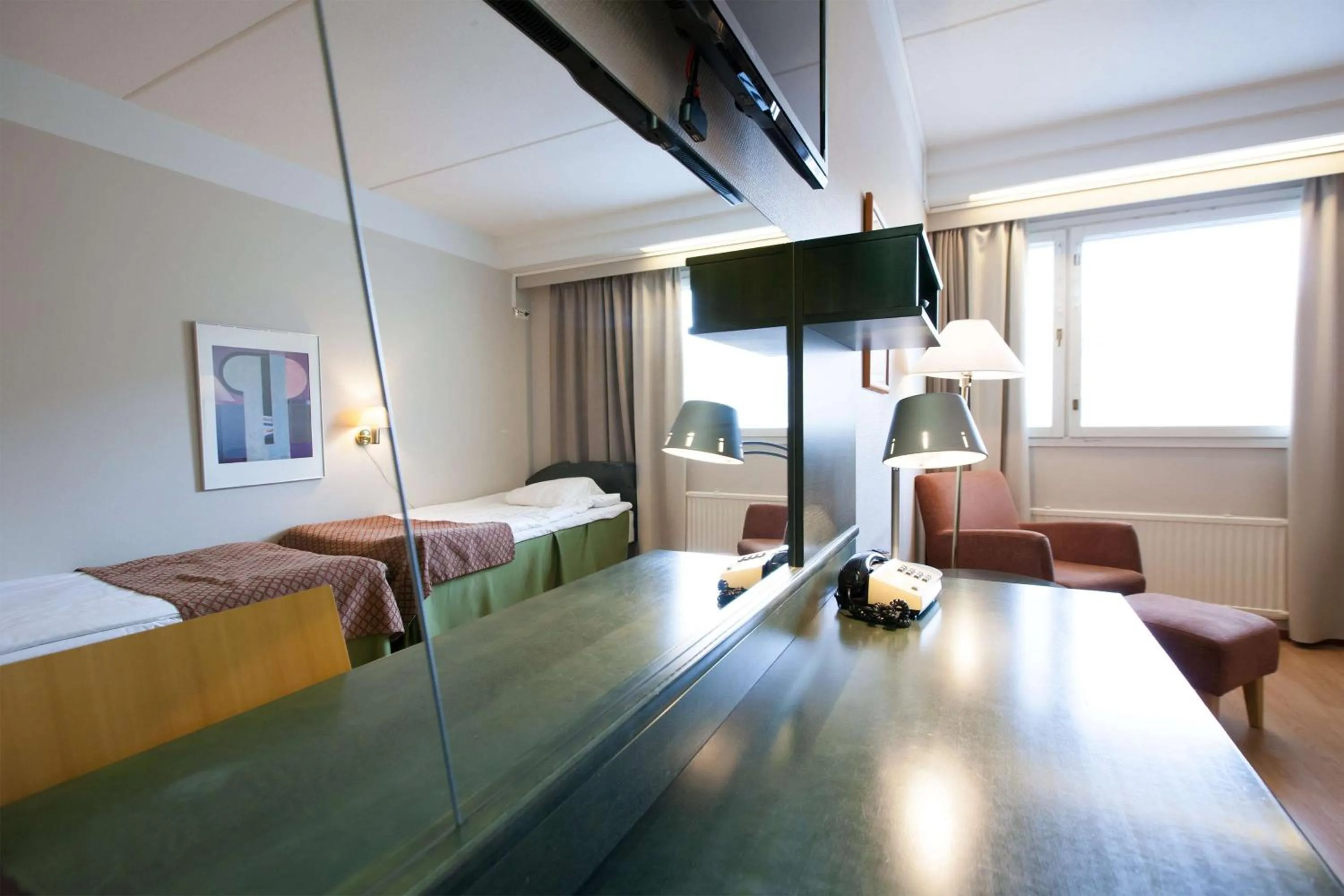 Photo of the whole room, Bed in Hotel Kajanus