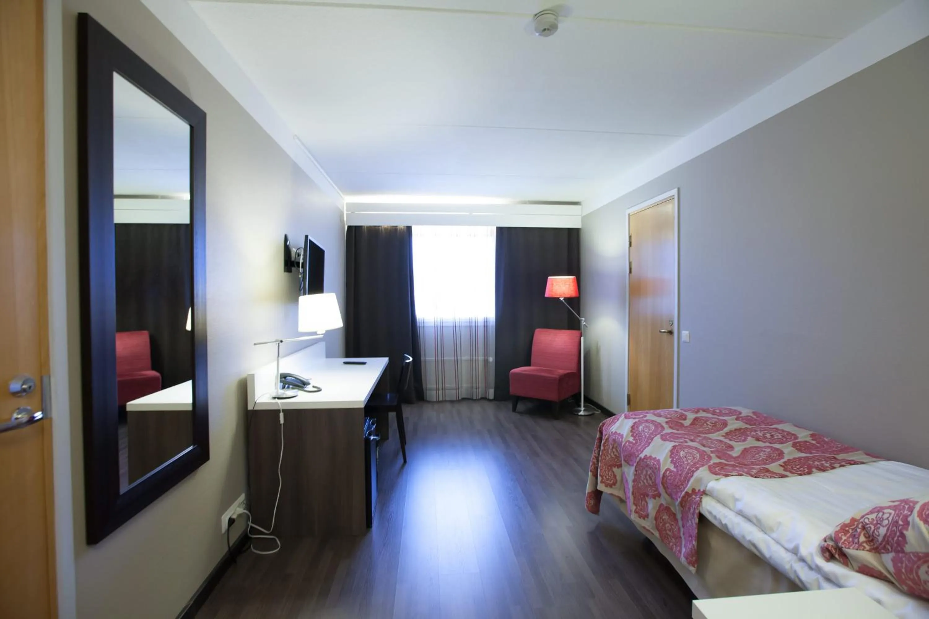 Bed in Hotel Kajanus