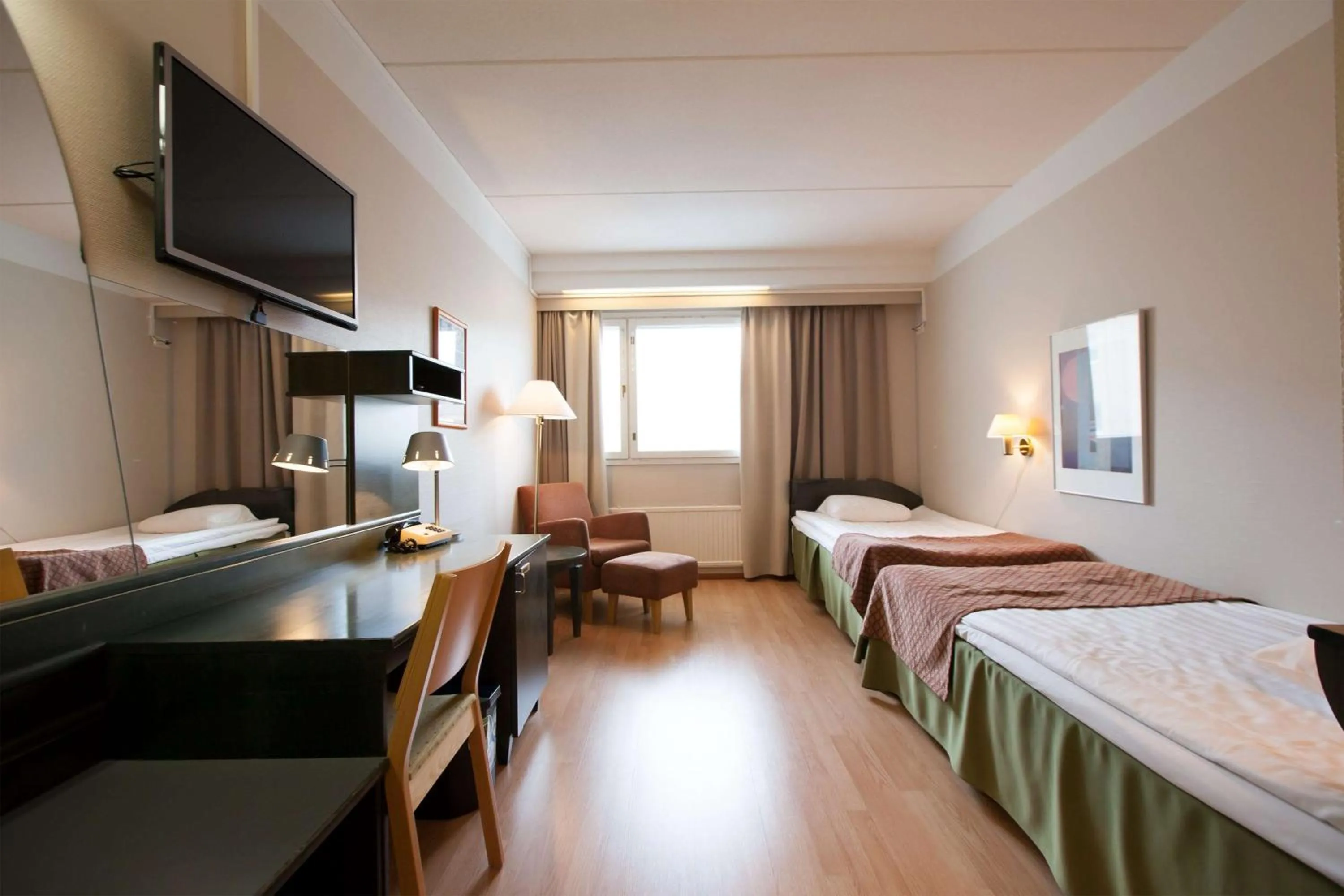 Photo of the whole room, Bed in Hotel Kajanus