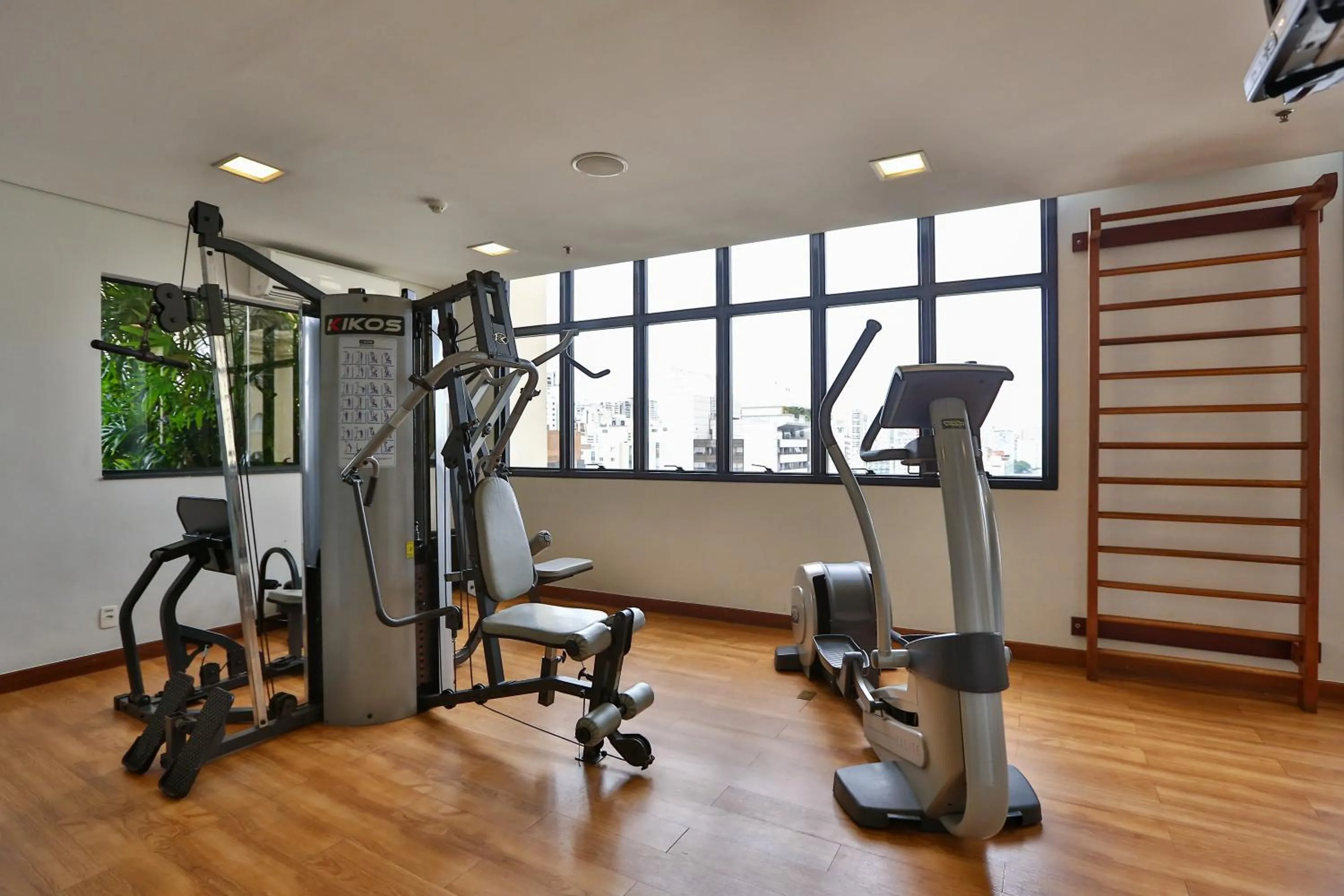 Fitness centre/facilities in Transamerica Executive Jardins