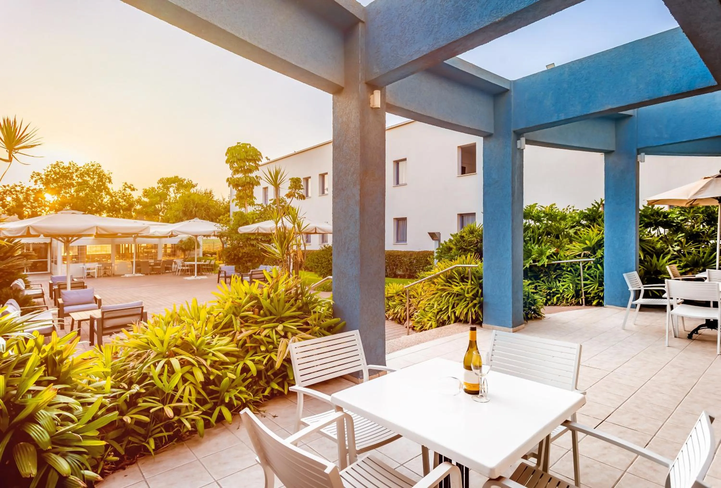 Patio in Nof Tavor Hotel