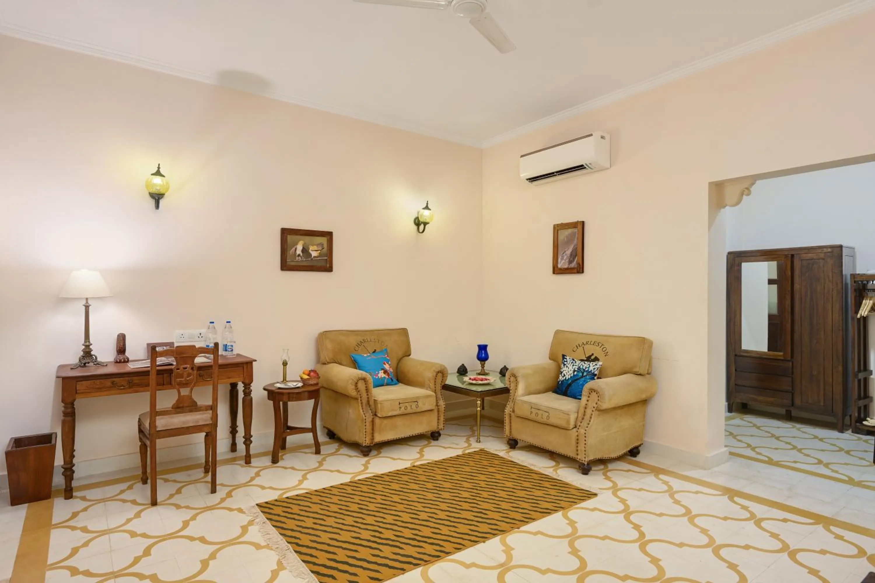 Seating area in Dev Vilas