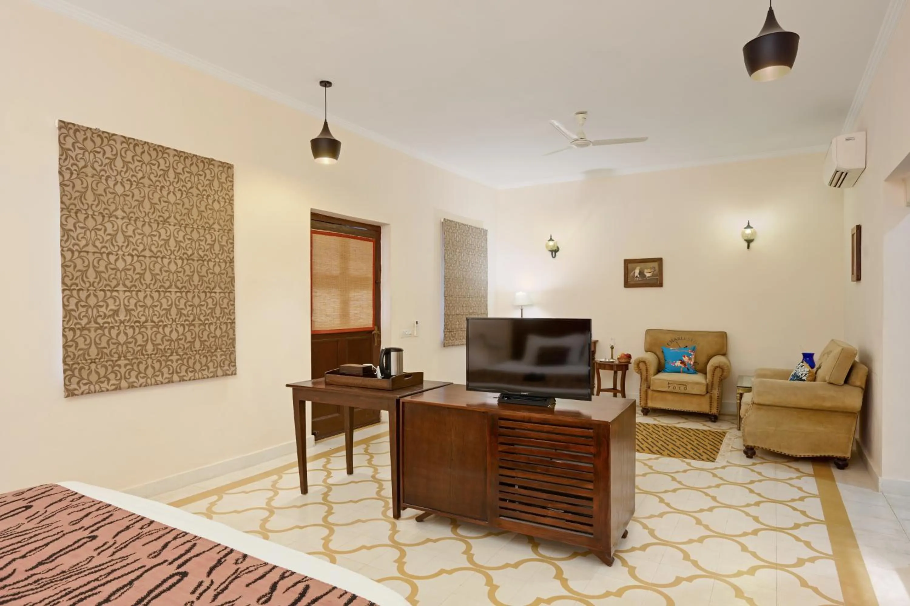 Seating area in Dev Vilas