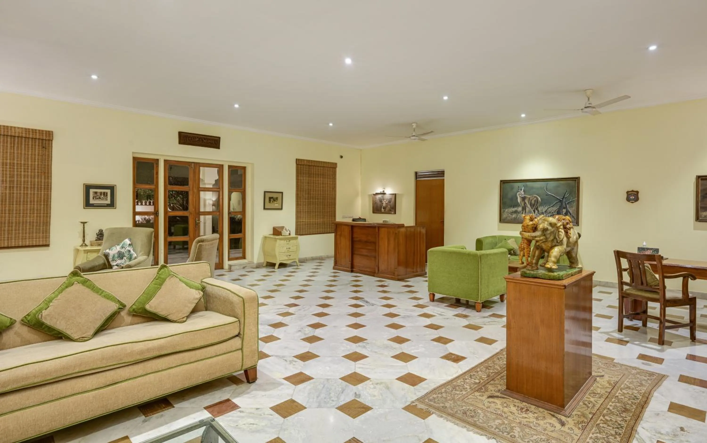 Lobby or reception in Dev Vilas