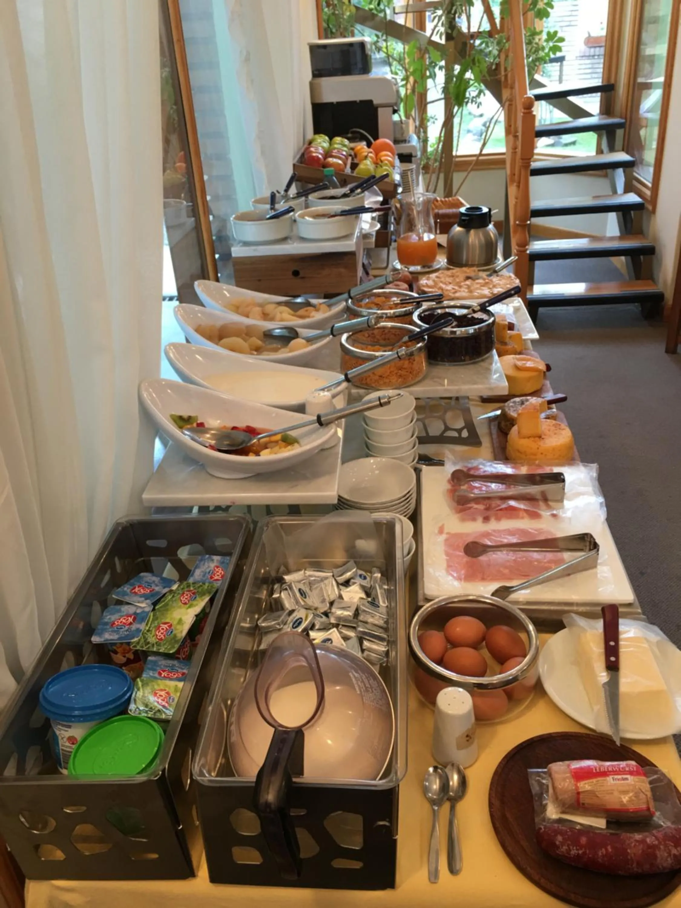 Buffet breakfast in Hosteria Angelina