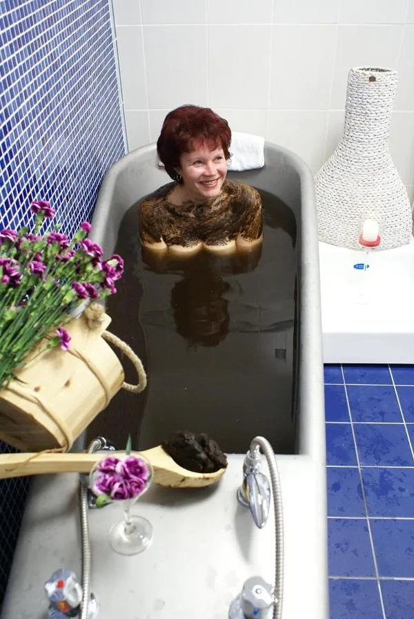 Hot Spring Bath in Spa & Wellness Hotel Harmonie