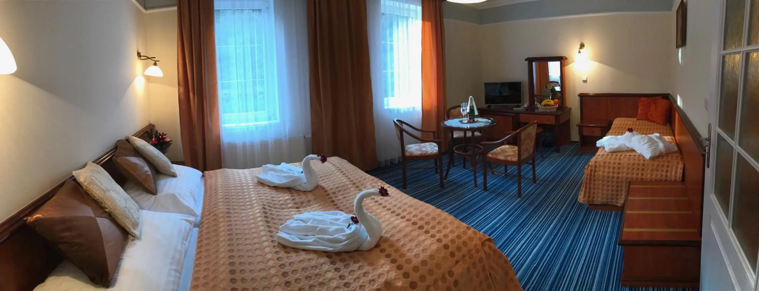 Bedroom, Bed in Spa & Wellness Hotel Harmonie