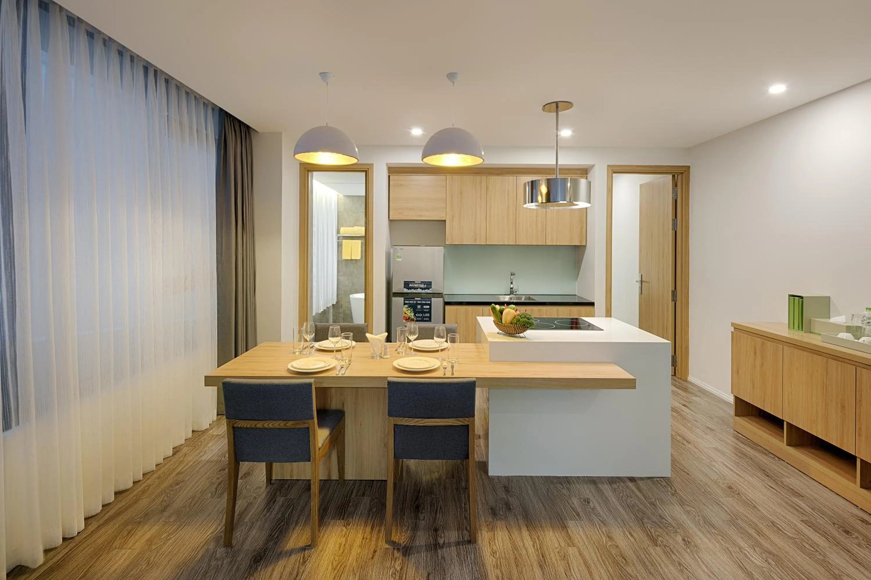 Kitchen or kitchenette in Parosand Da Nang Hotel -Belle Maison Parosand Da Nang Hotel