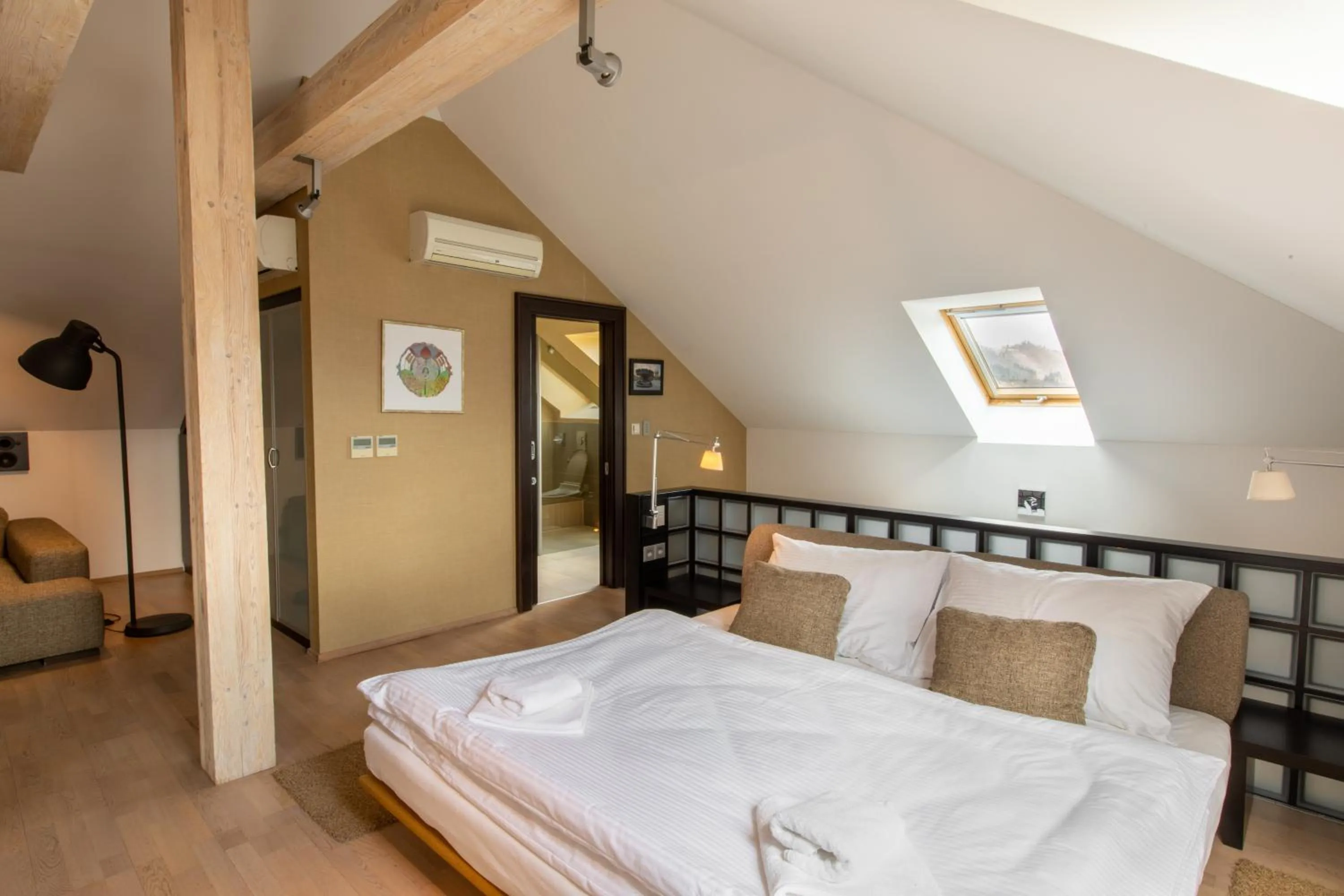 Bedroom, Bed in Hotel Villa Nečas Žilina