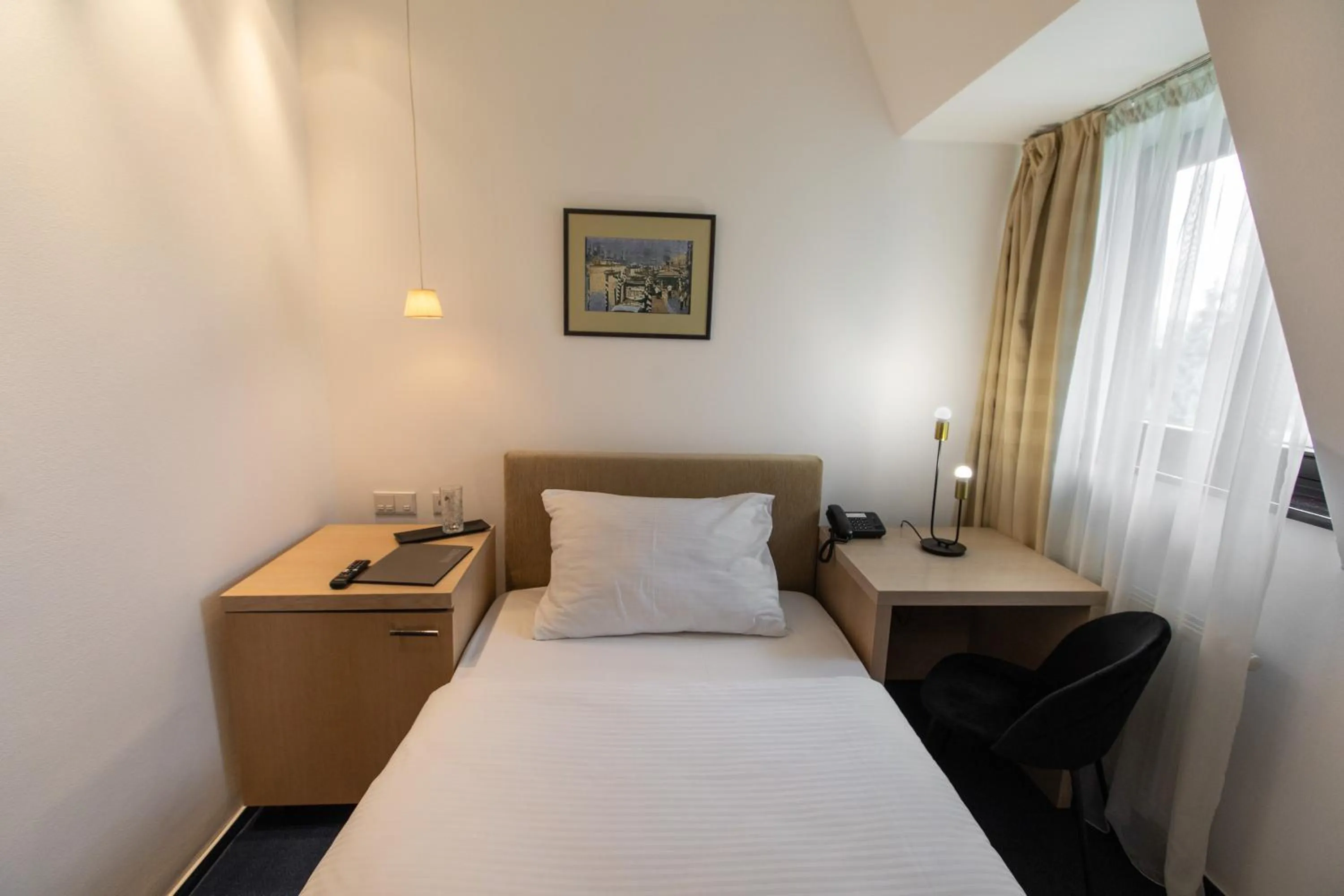 Bedroom, Bed in Hotel Villa Nečas Žilina