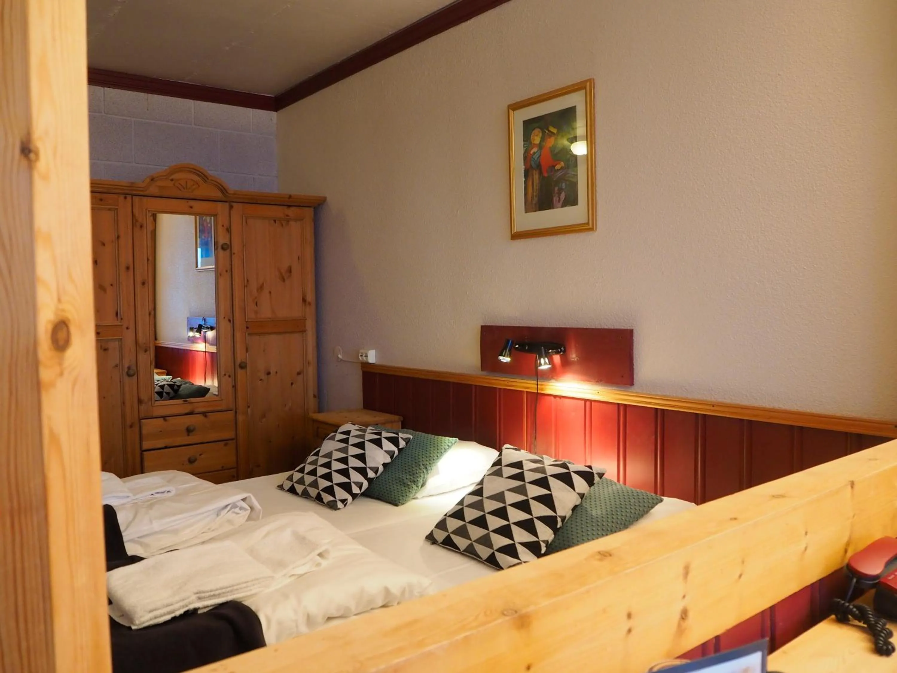 Bedroom, Bed in Lia Fjellhotell