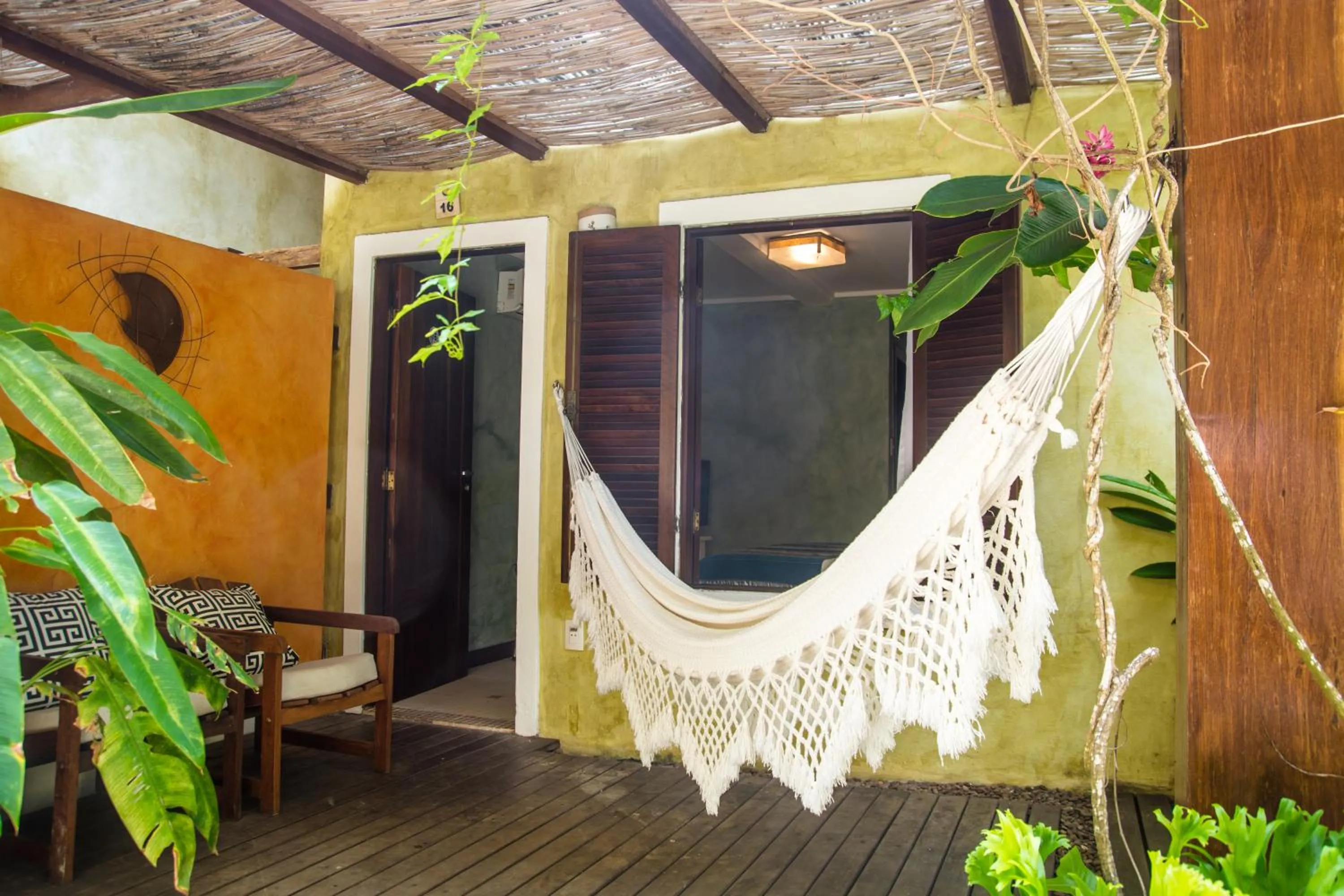 Patio in Via Das Pedras Pousada