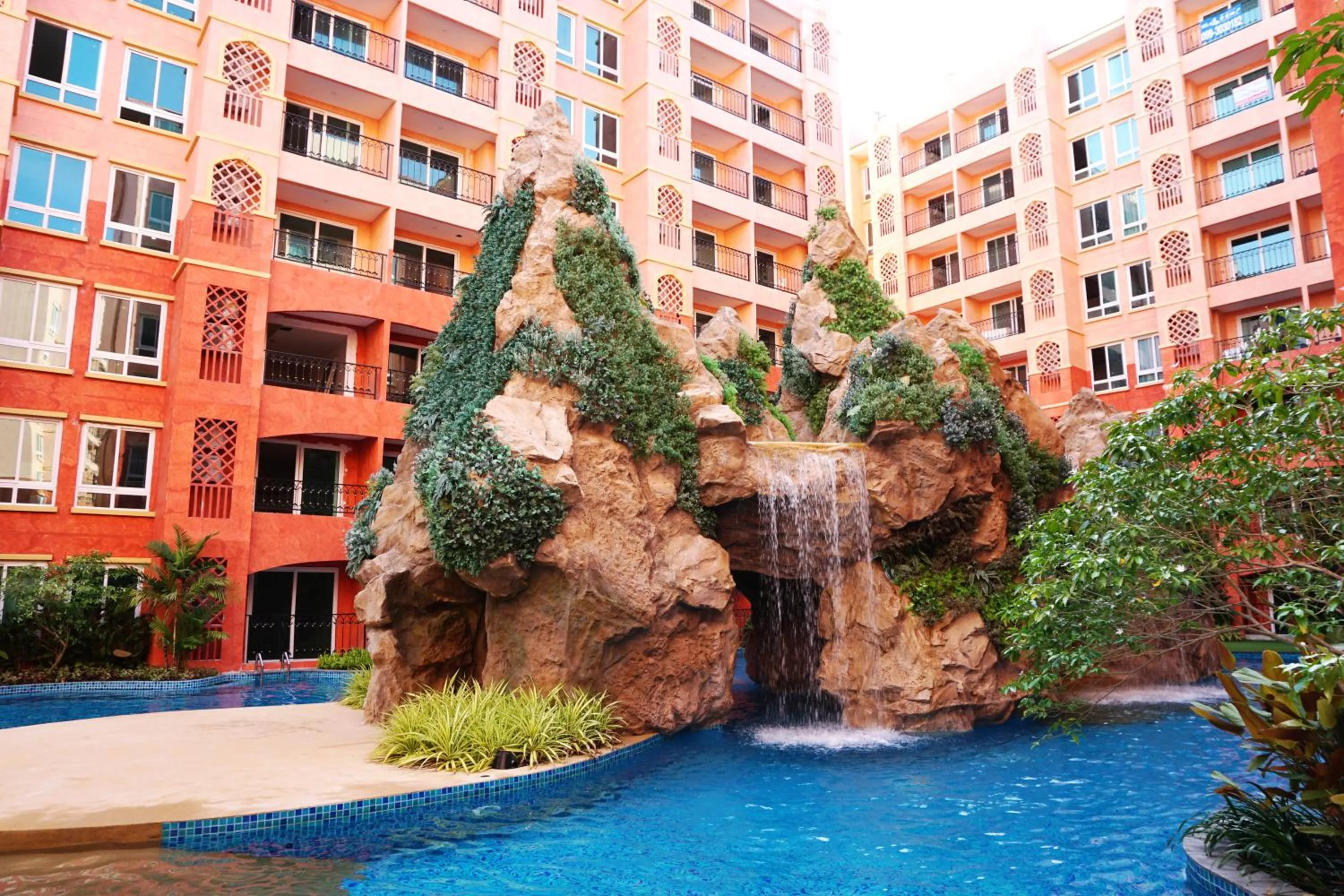 Aqua park in Seven Seas Resort Pattaya & Sofa bed