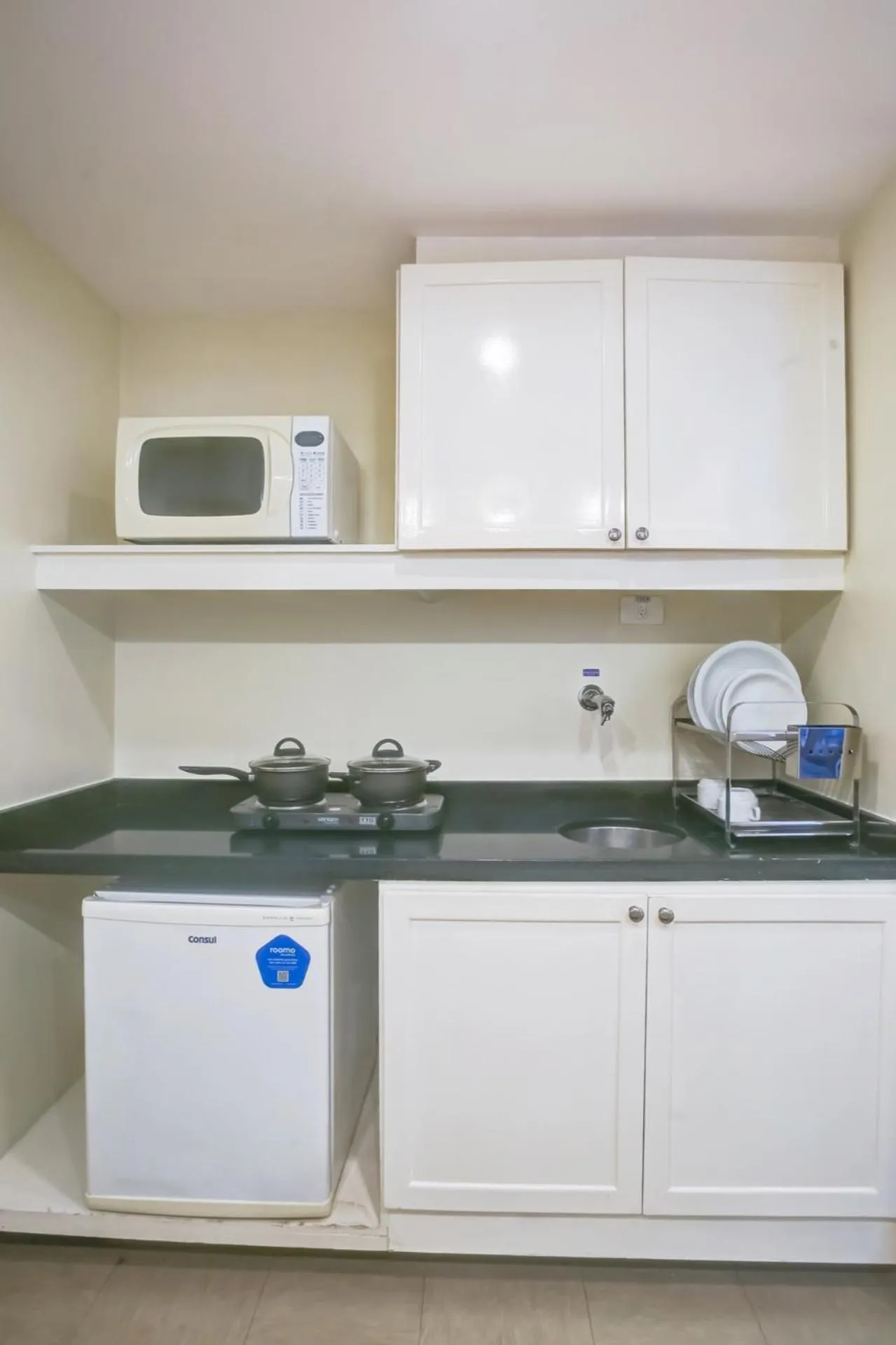 Kitchen or kitchenette in Roomo Transamerica SP Itaim Bibi