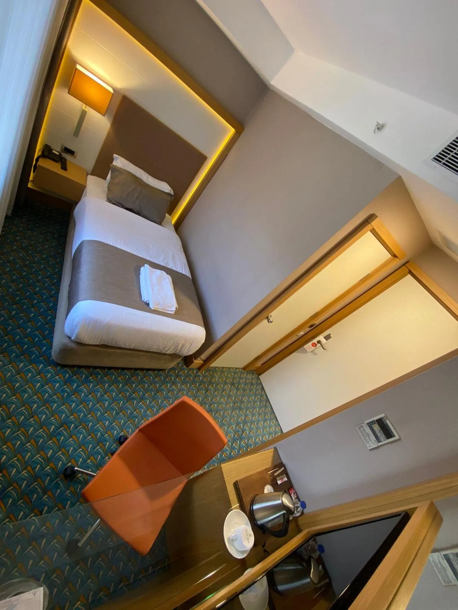 Bed in Blue Sea Hotel