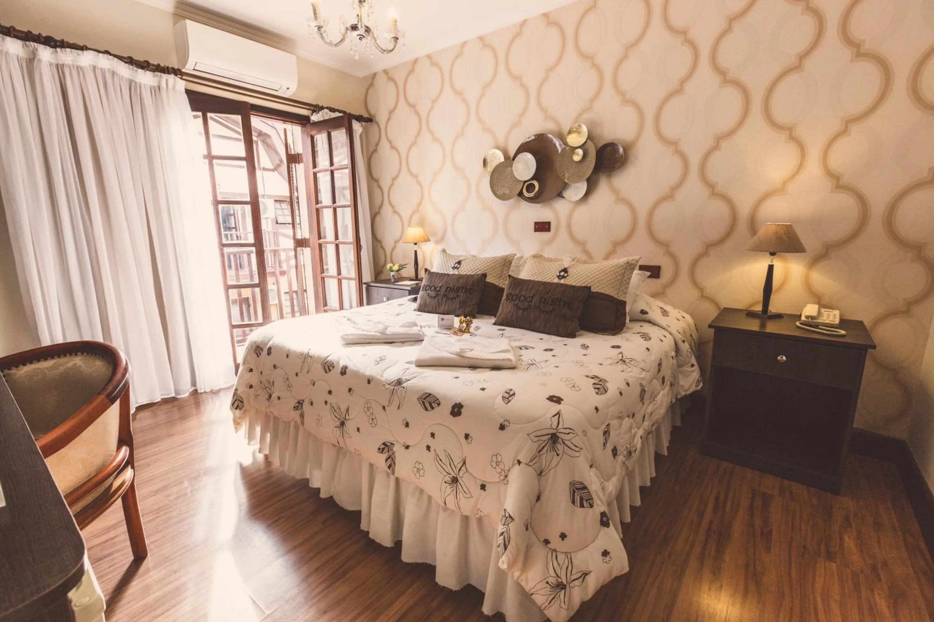 Bedroom, Bed in Pousada das Hortênsias