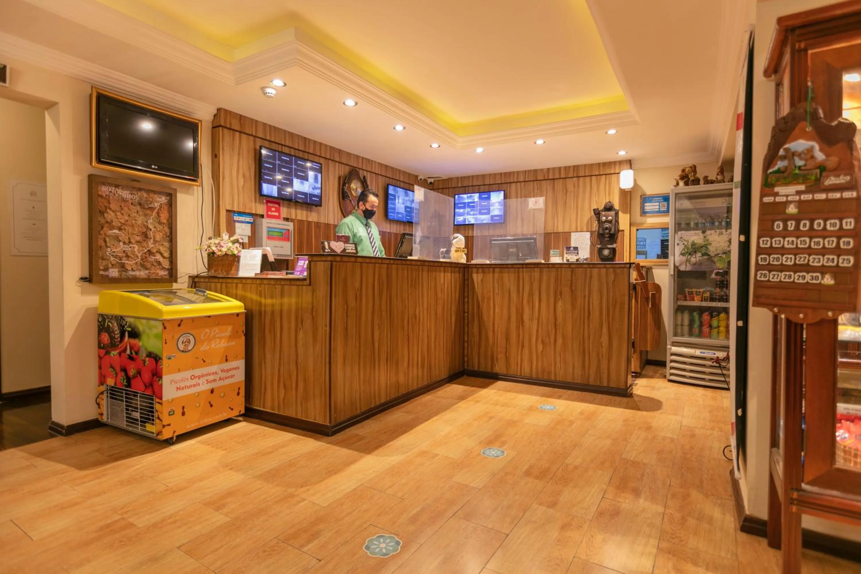 Lobby or reception in Pousada das Hortênsias