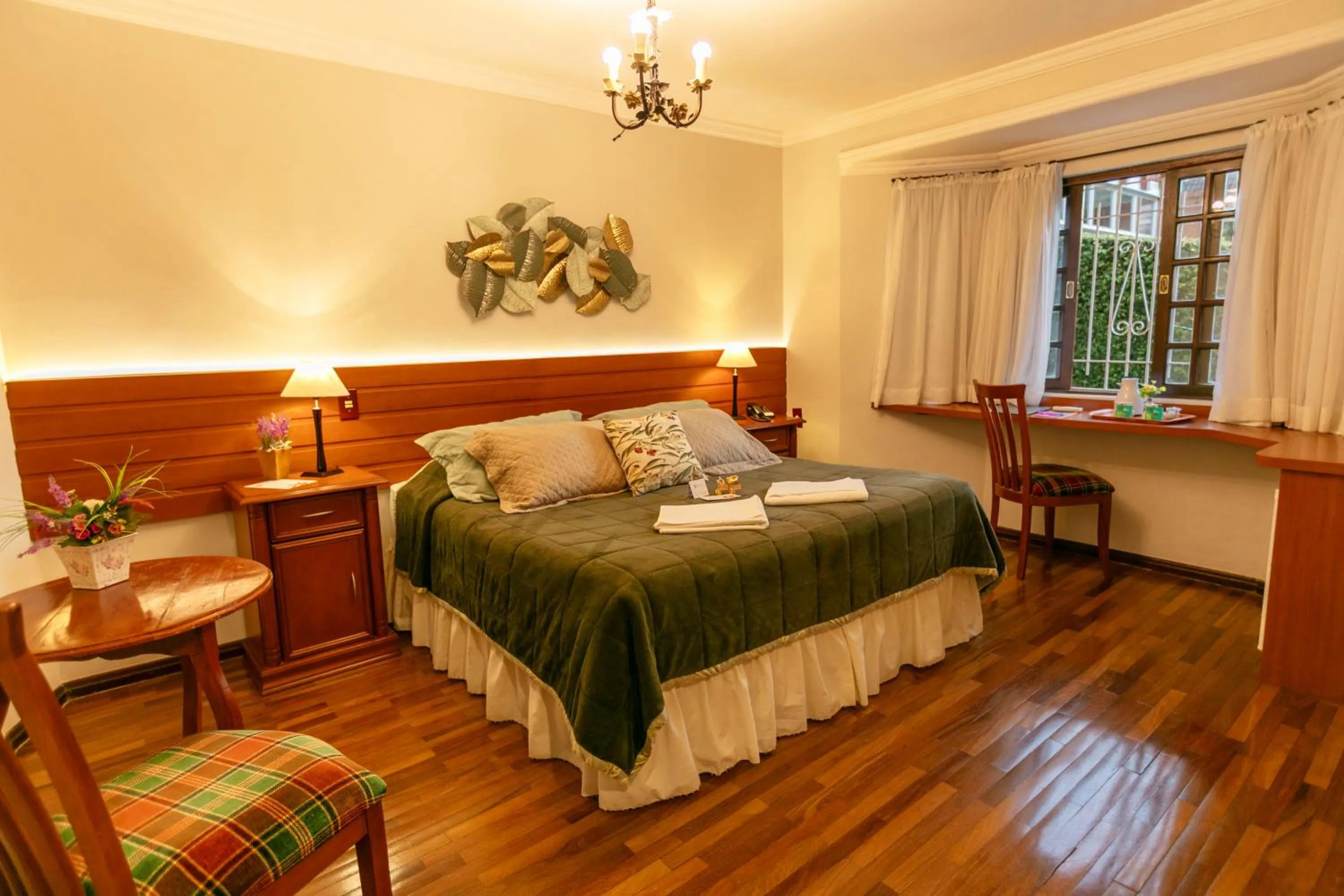 Bedroom, Bed in Pousada das Hortênsias