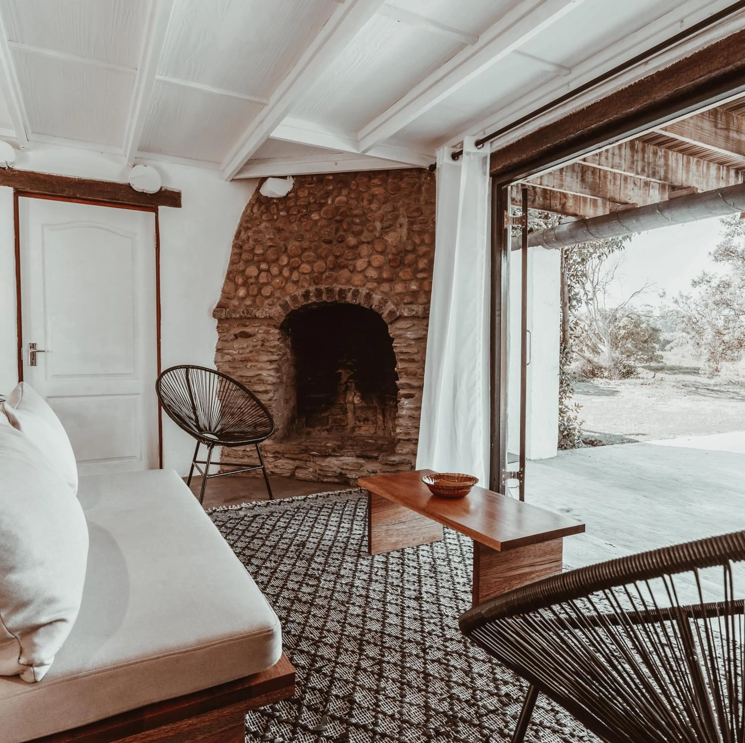 fireplace in Stanley Island