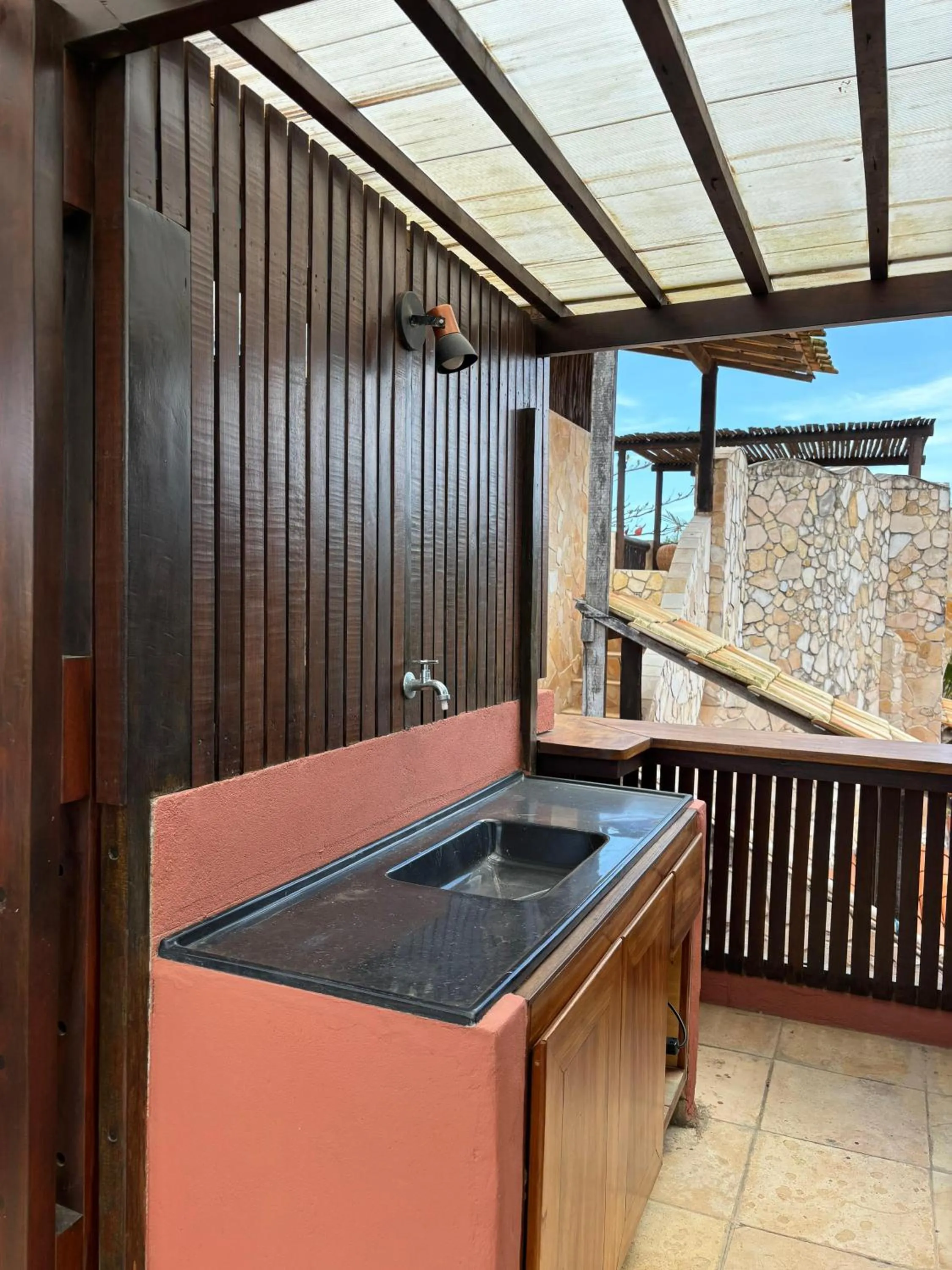 Kitchen or kitchenette in Naquela Jericoacoara