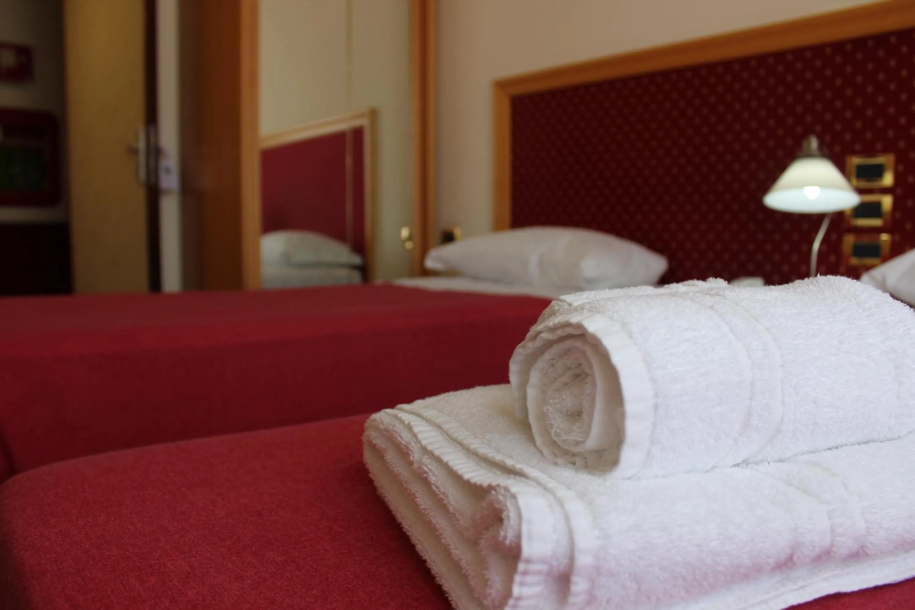 Bed in Hotel Palace Masoanri's