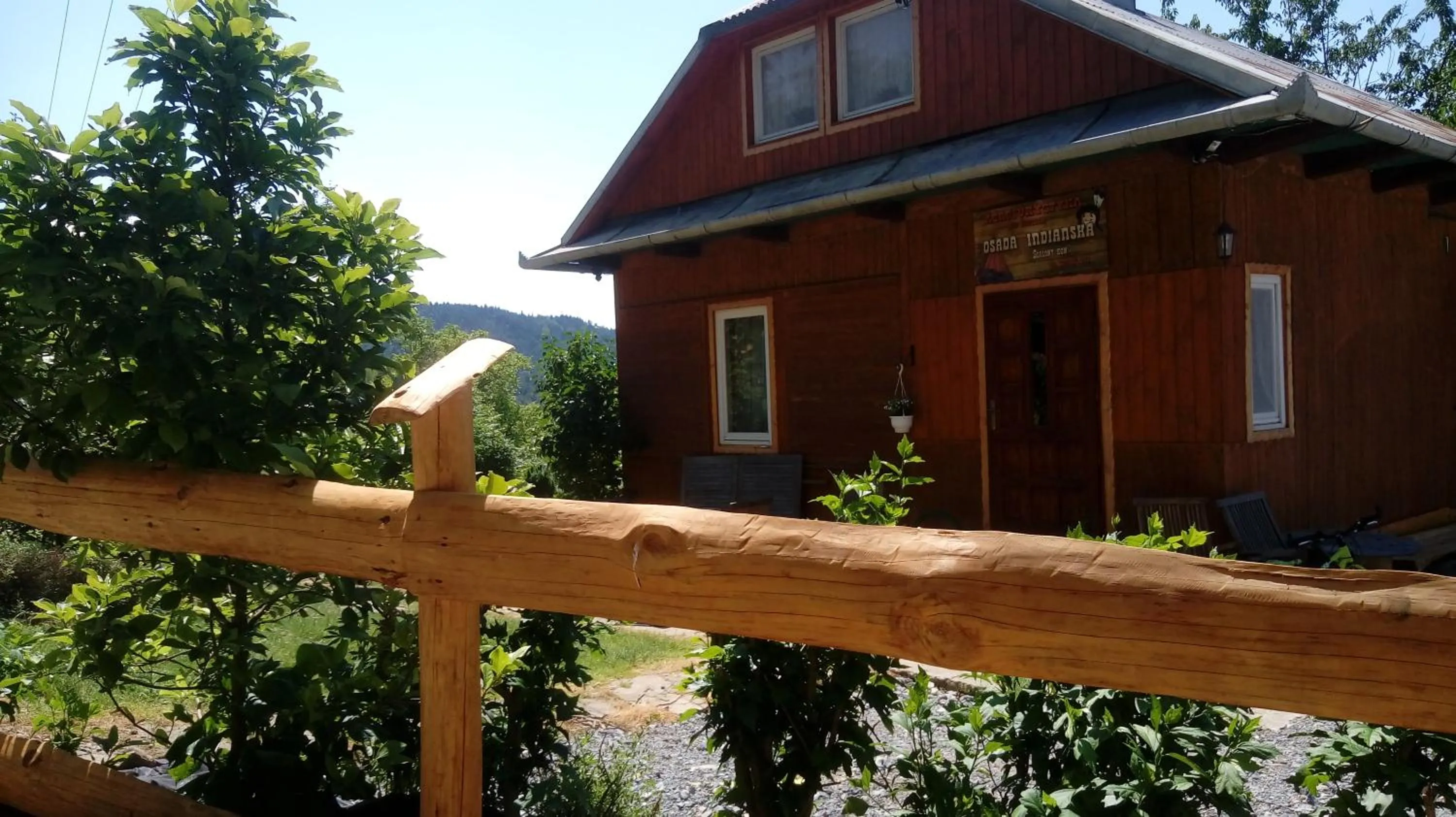 Facade/entrance in Agroturystyka Nad Jeziorem-Osada Indiańska