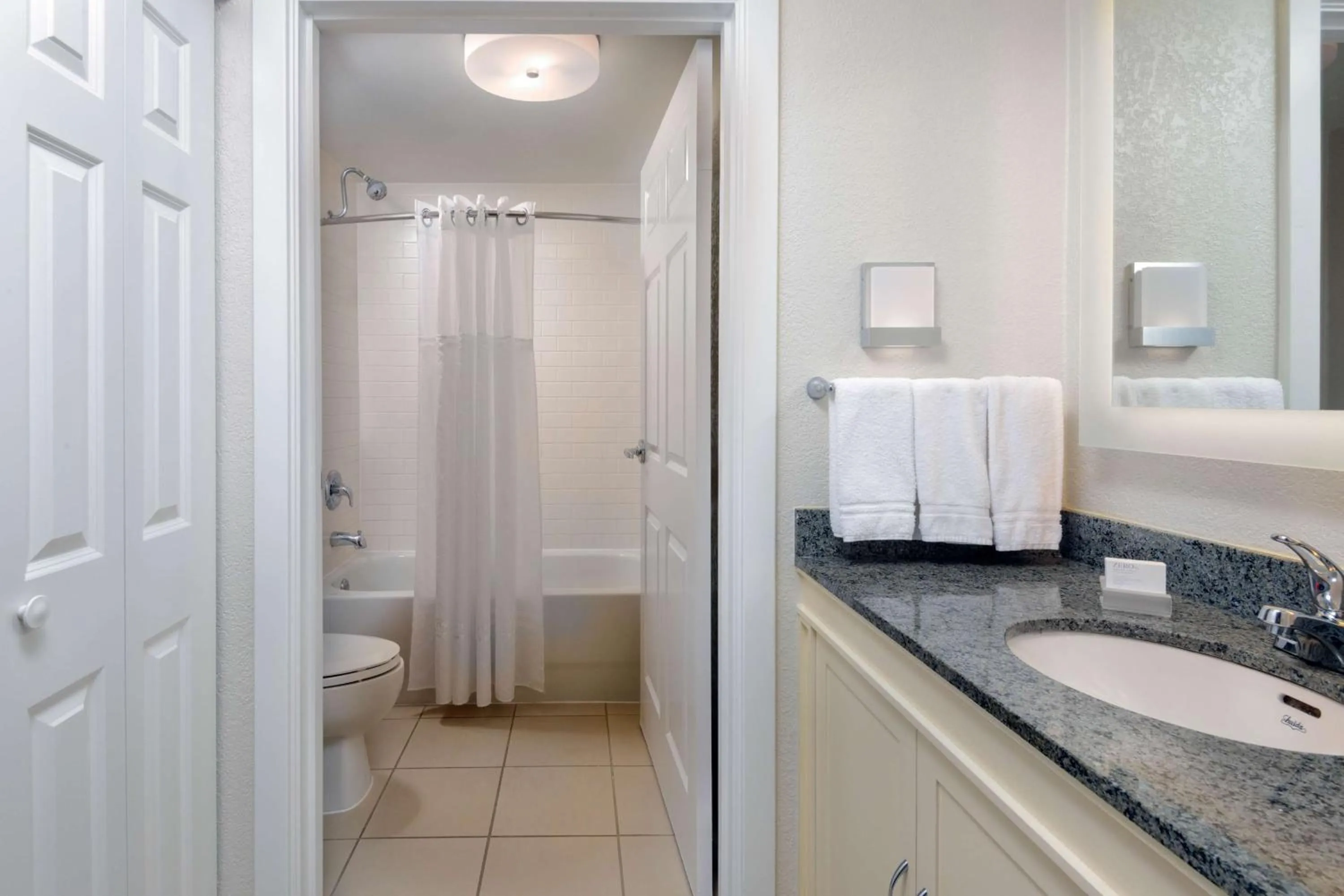 Bathroom in Homewood Suites by Hilton Bonita Springs, FL