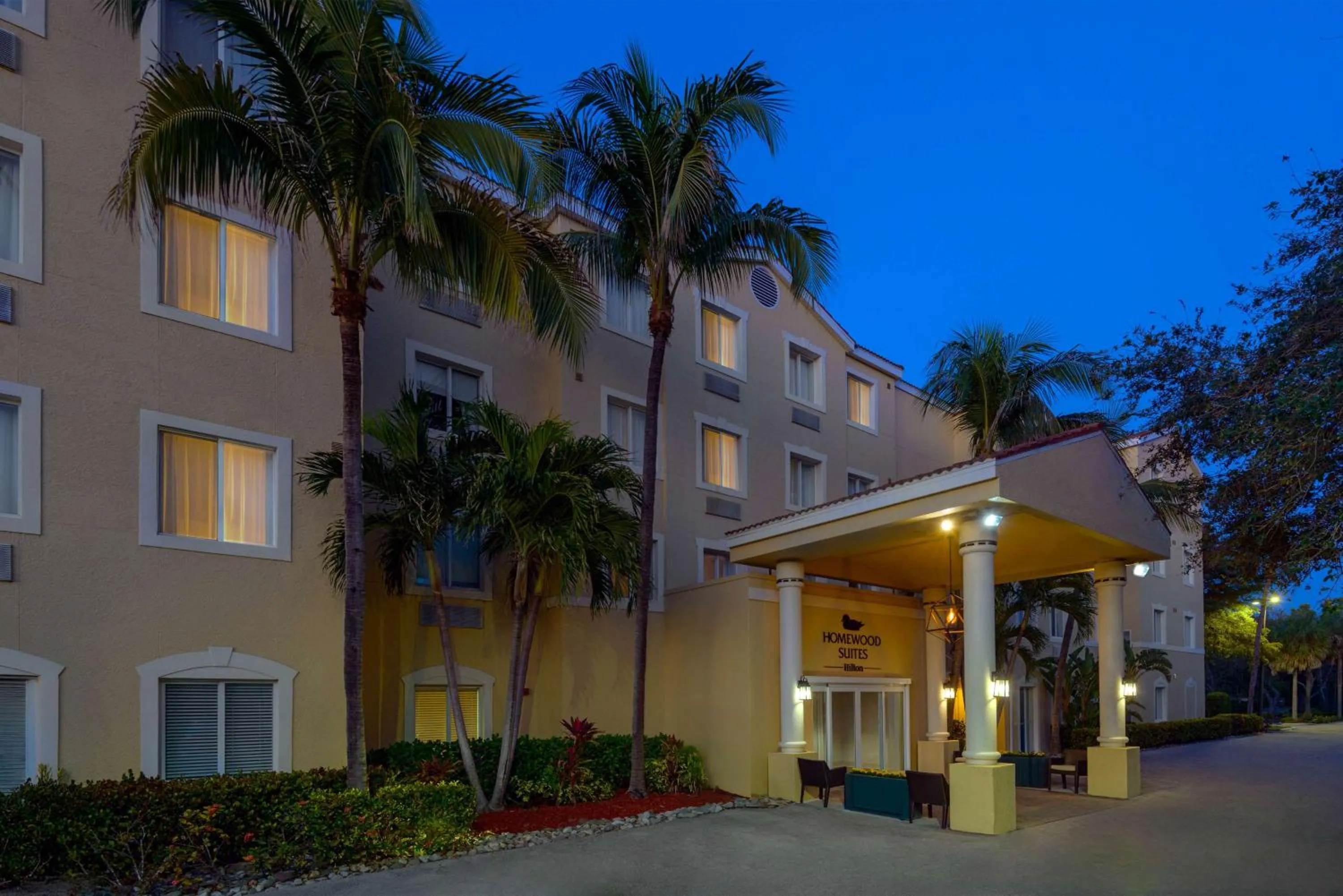Property building in Homewood Suites by Hilton Bonita Springs, FL