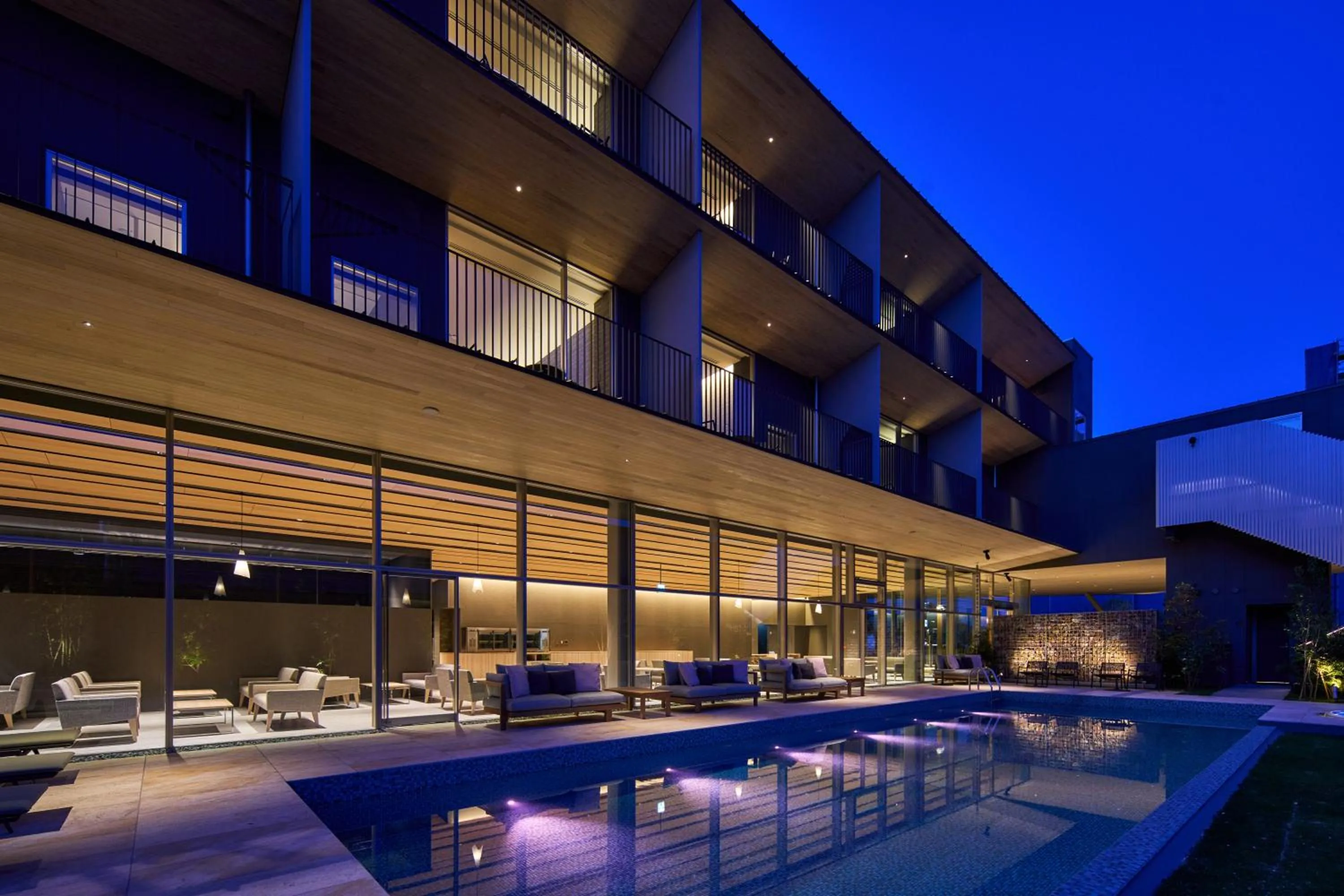 Swimming pool in The Meibia Miyazaki