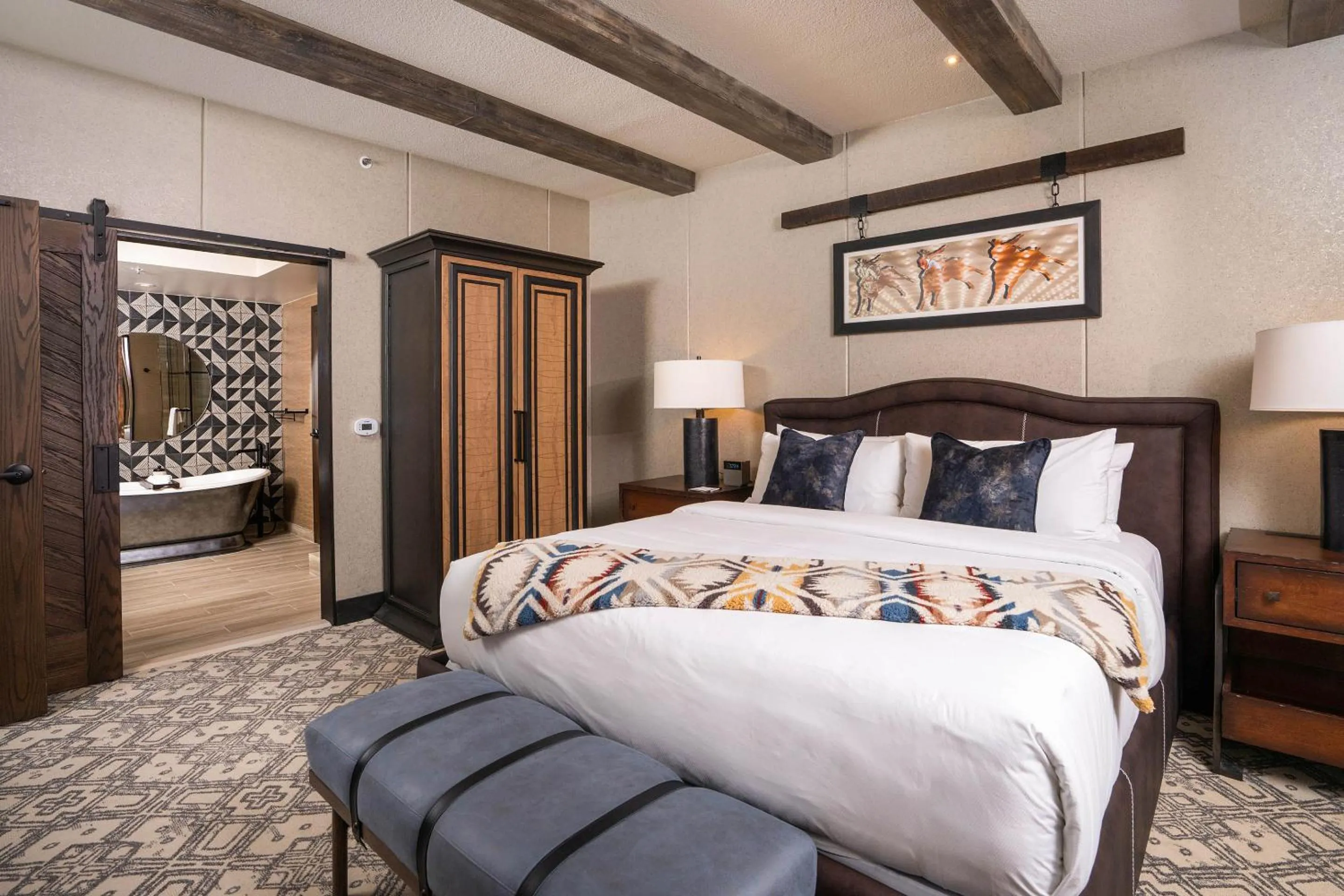 Bed in Silverton Casino Lodge